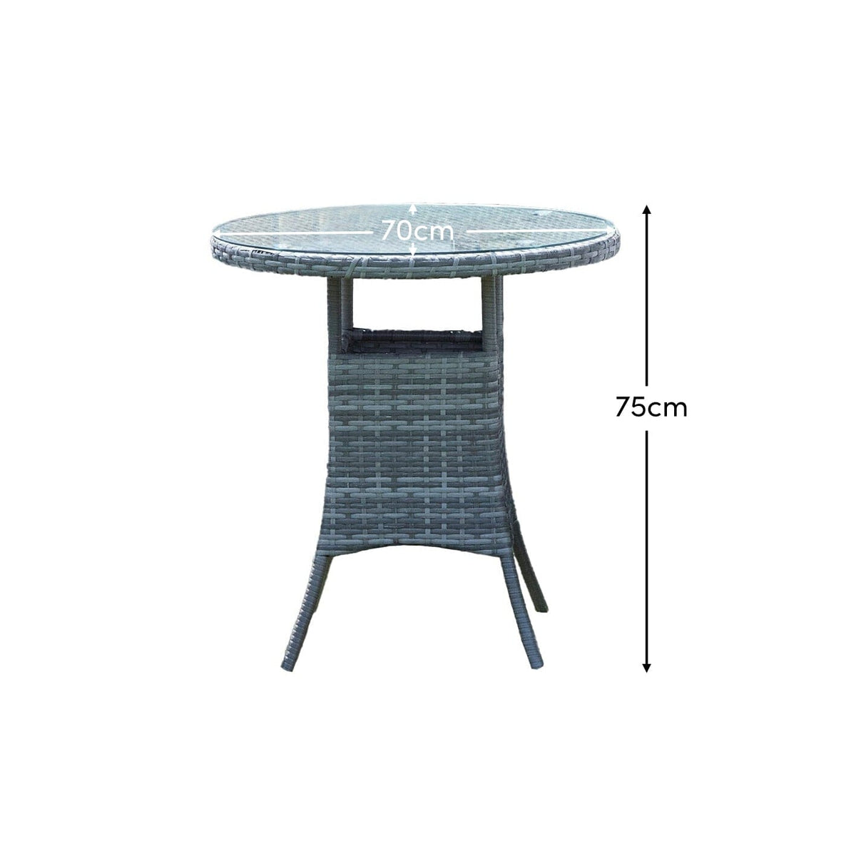 Kemble Bistro Table - Grey
