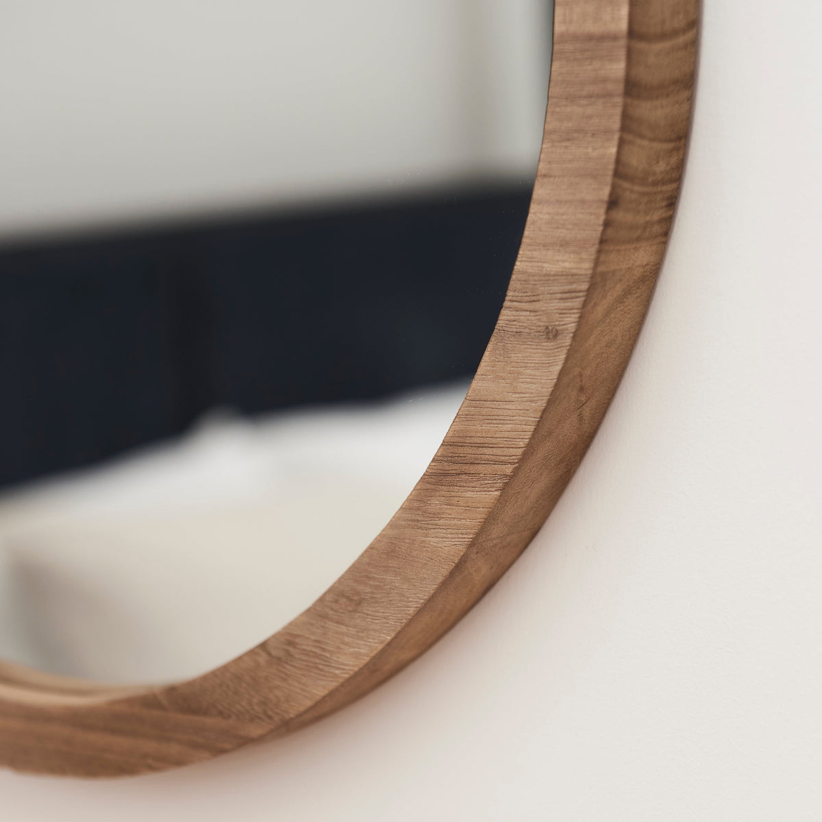 Lowesby 60x40cm Wooden Mirror - Natural