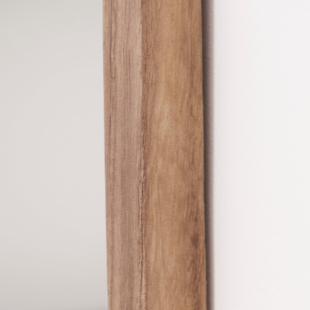 Lowesby 60x40cm Wooden Mirror - Natural