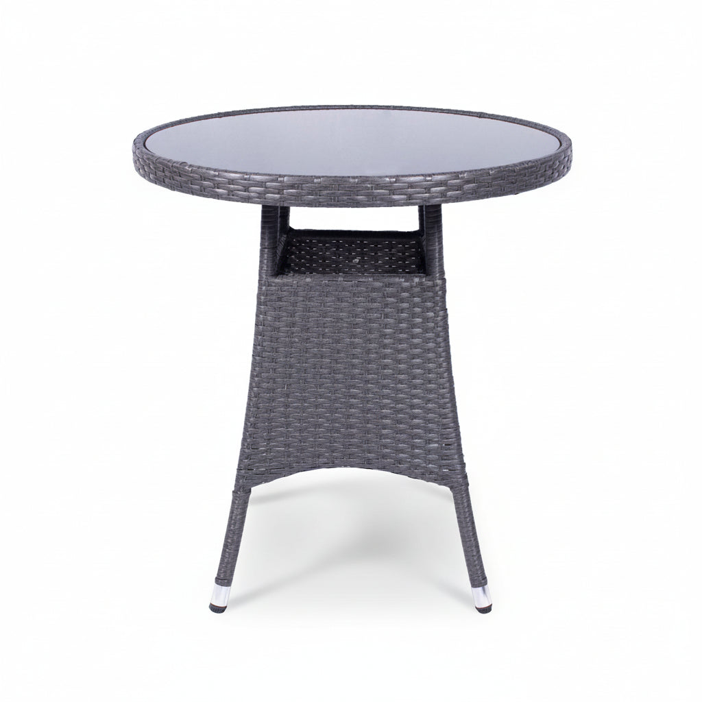 Malaga 2 Seat Deluxe Stacking Rattan Bistro Set