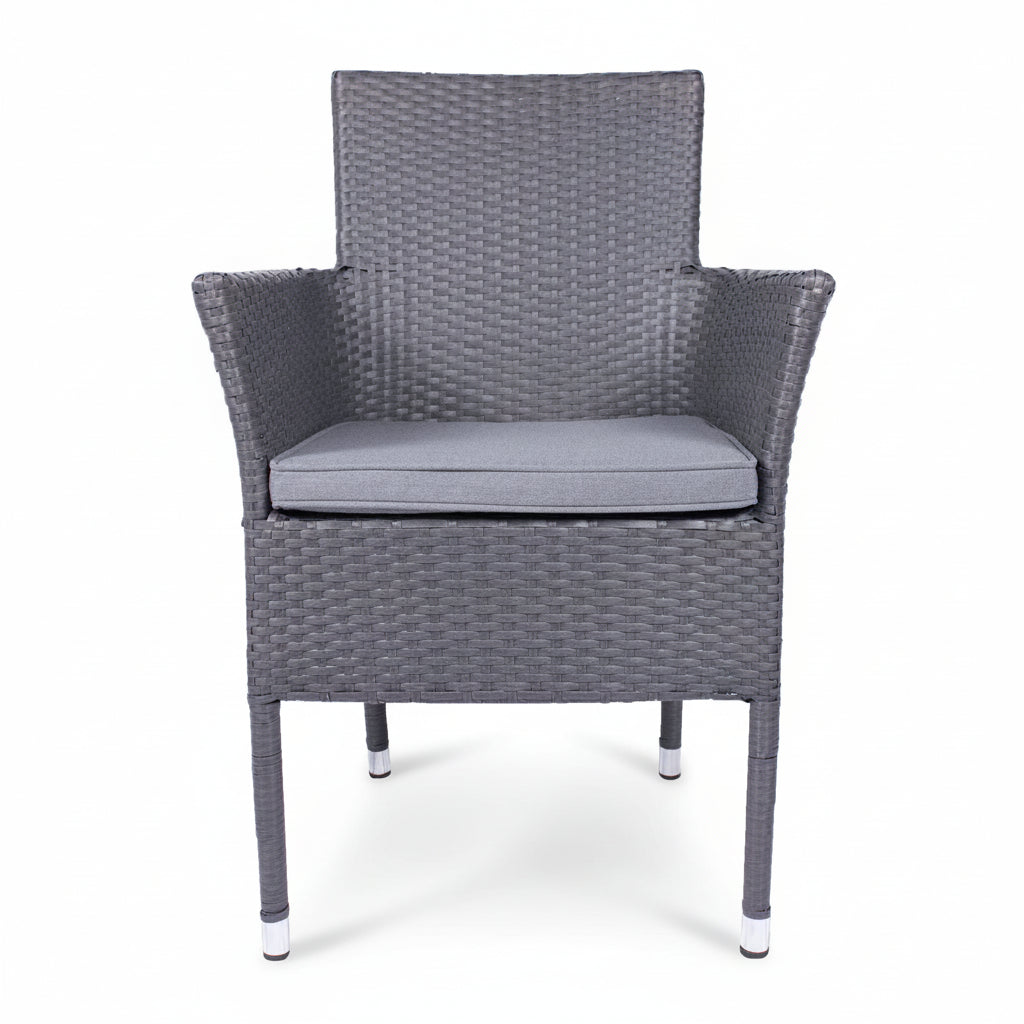 Malaga 2 Seat Deluxe Stacking Rattan Bistro Set