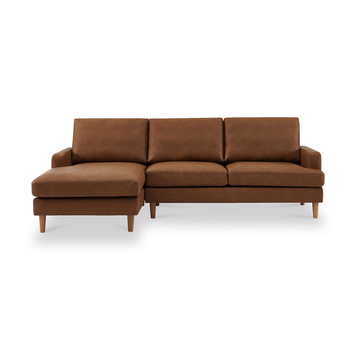 Max Faux Leather Corner Chaise Sofa