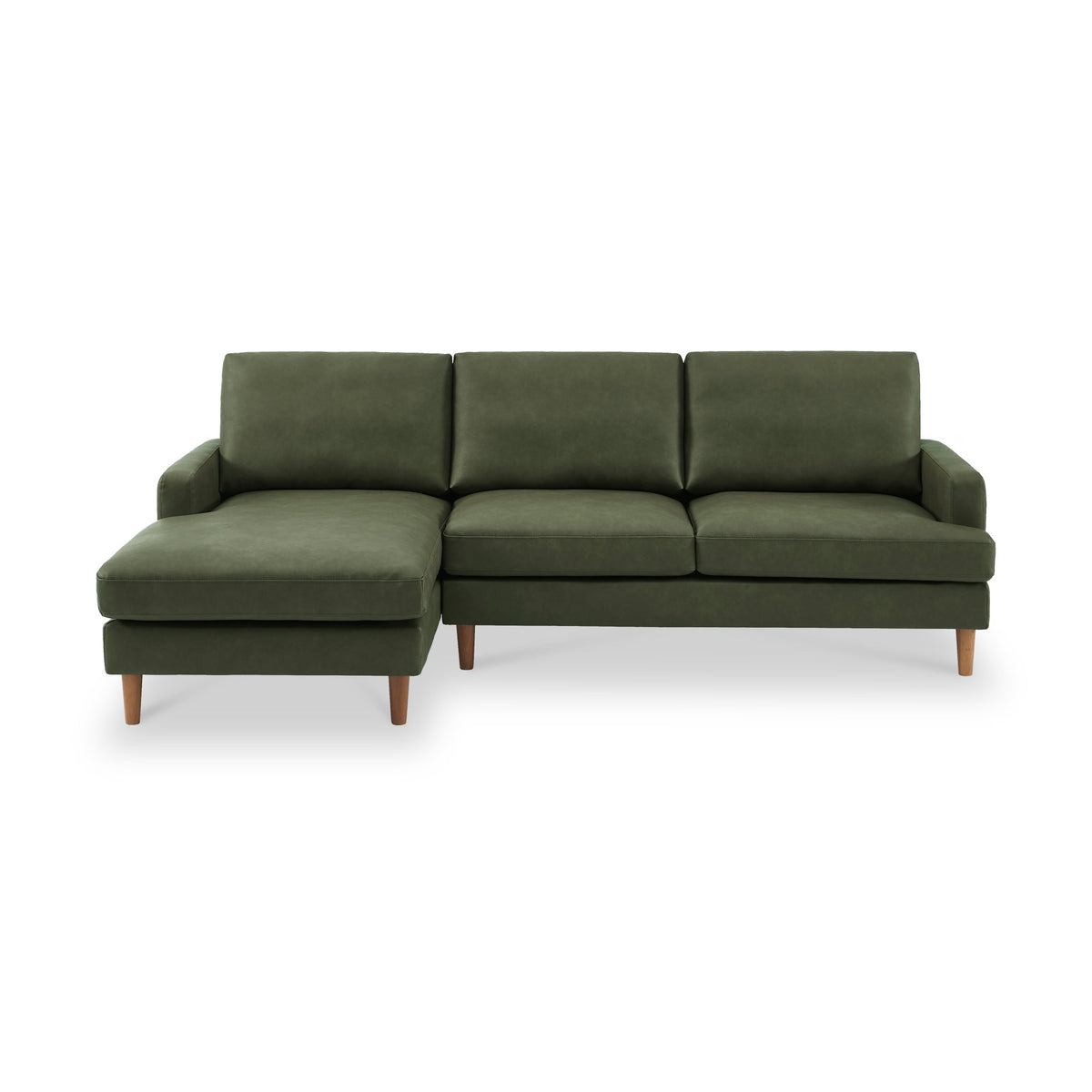 Max Faux Leather Corner Chaise Sofa