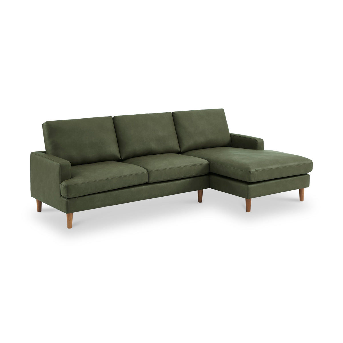 Max Faux Leather Corner Chaise Sofa