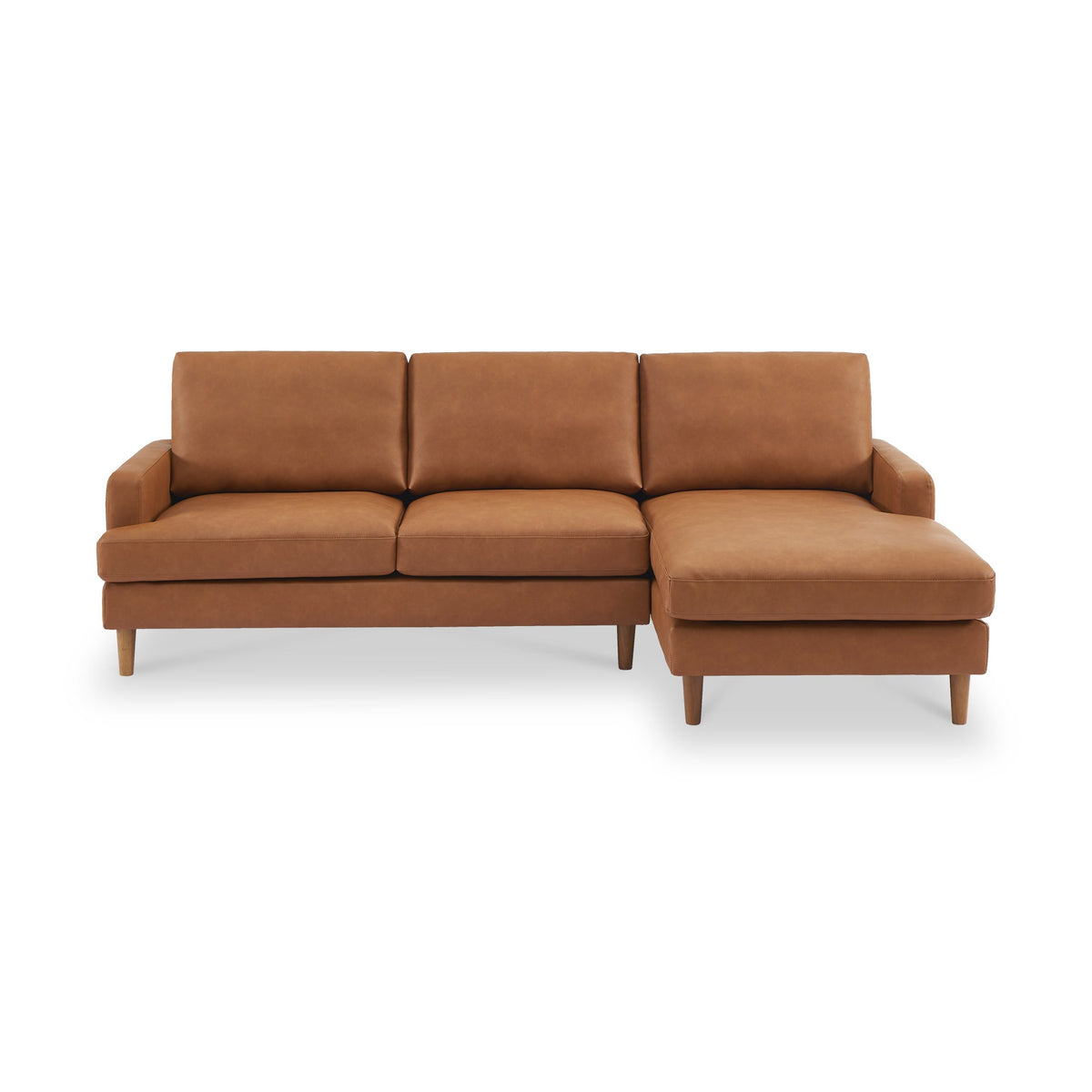 Max Faux Leather Corner Chaise Sofa