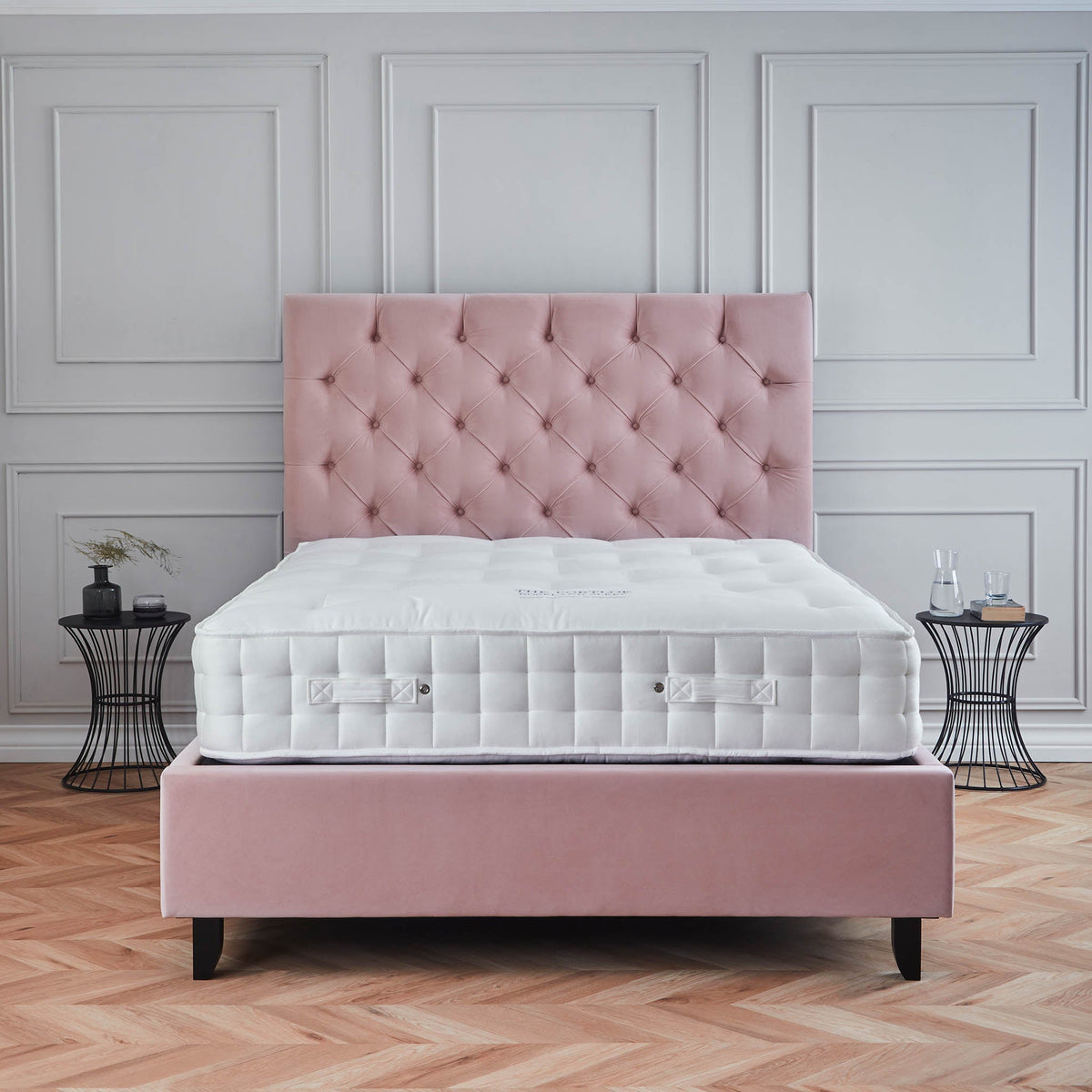 Francis Premier Velvet Ottoman Storage Bed Frame