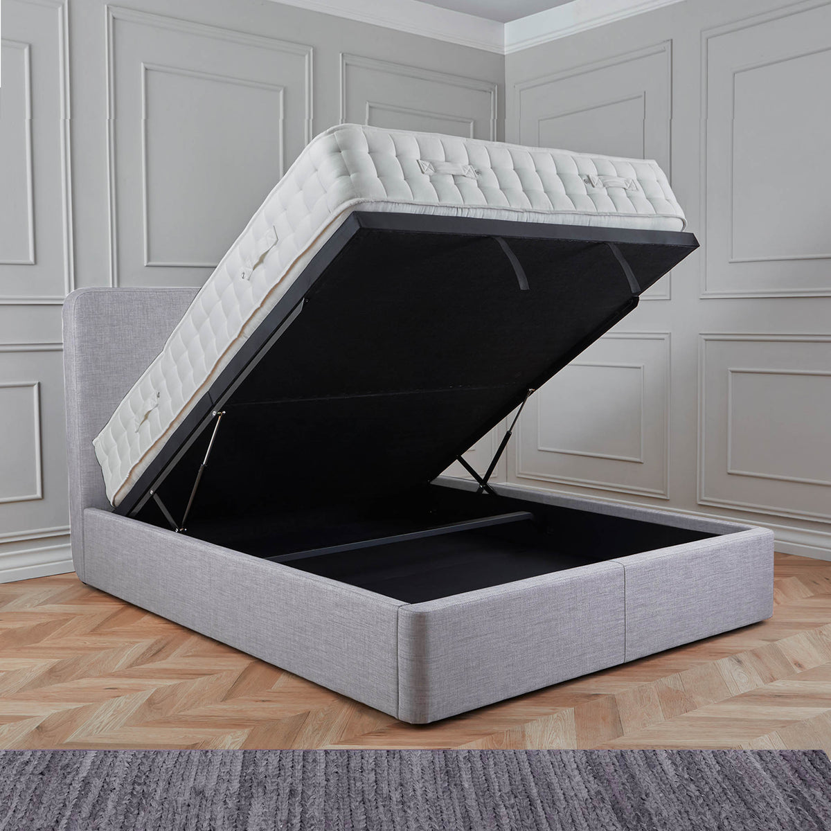 Sofie Premier Upholstered Ottoman Storage Bed Frame