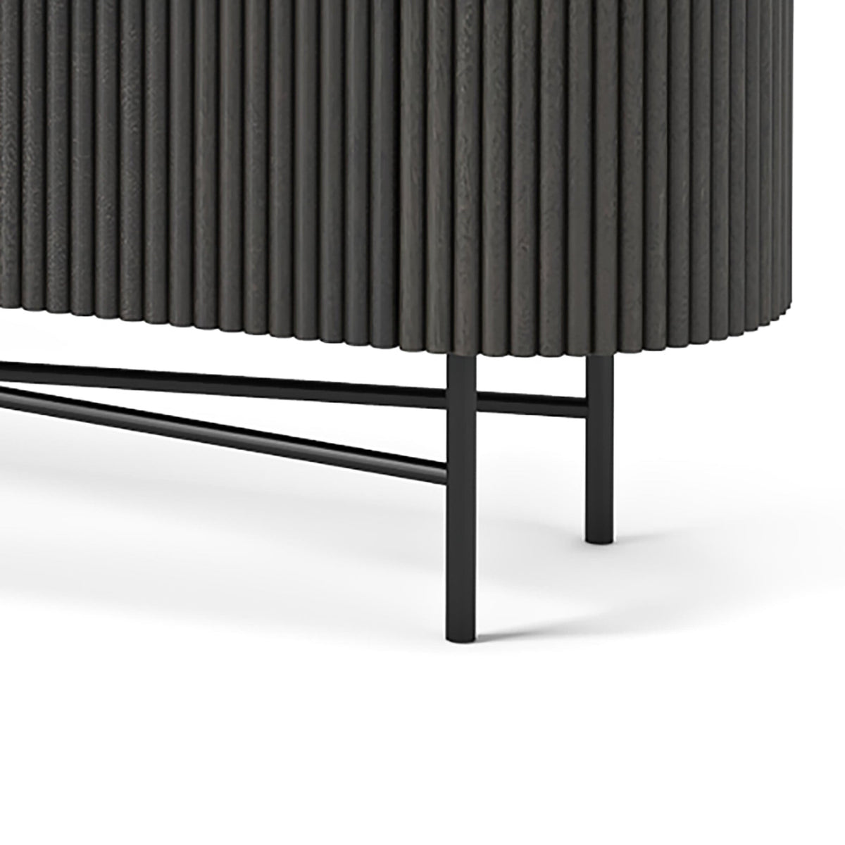 Milo Mango & Marble Fluted Extra Large TV Media Unit