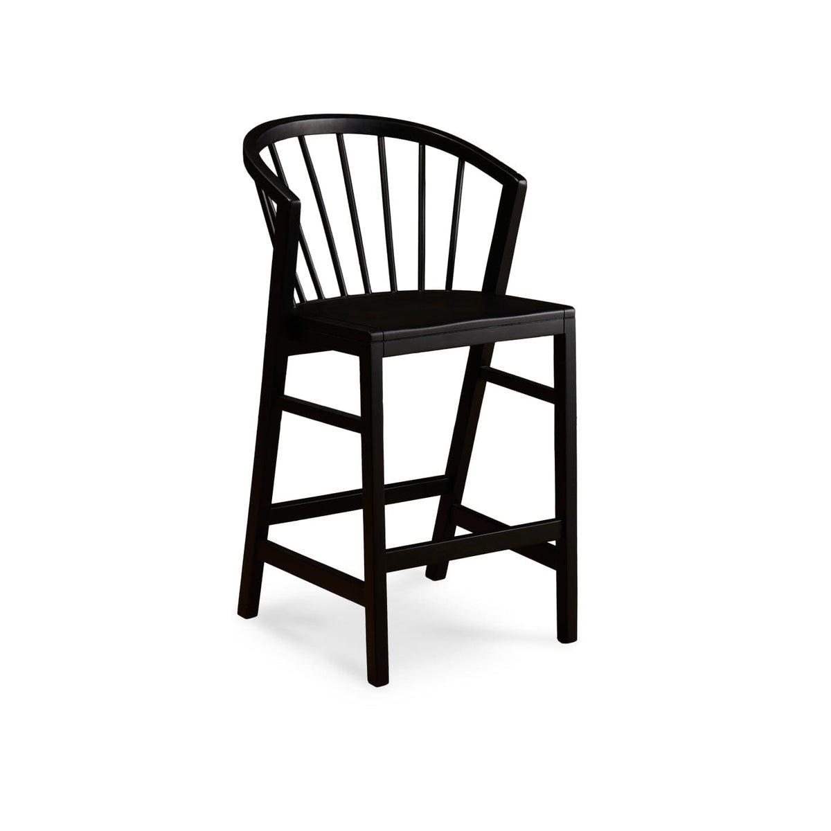 Mabel Black Oak Bar Stools - Set of 2