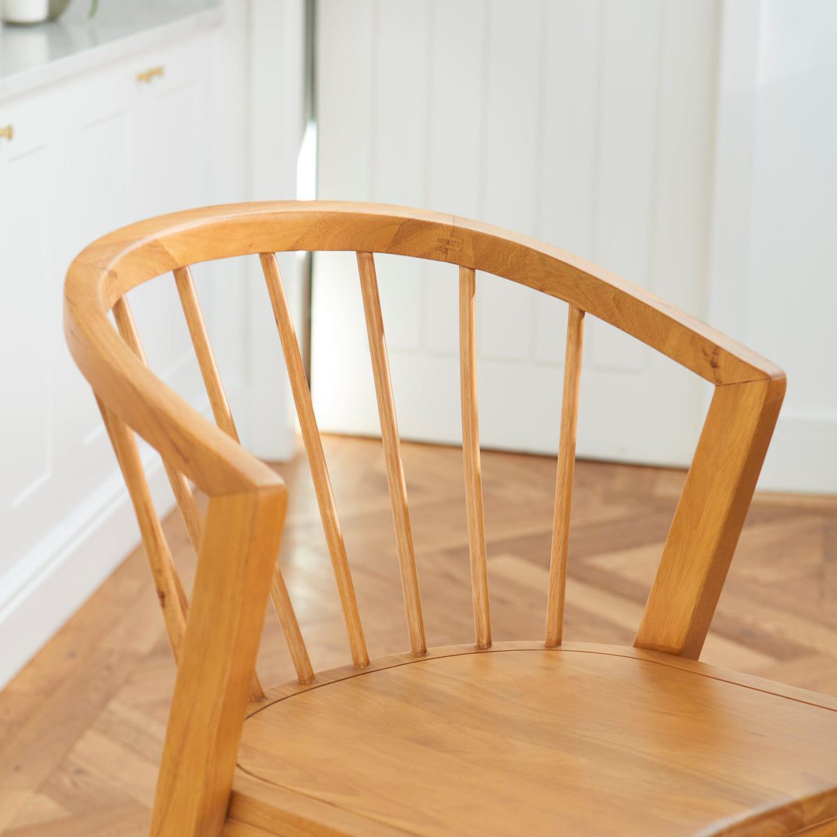 Mabel Classic Oak Bar Stools - Set of 2