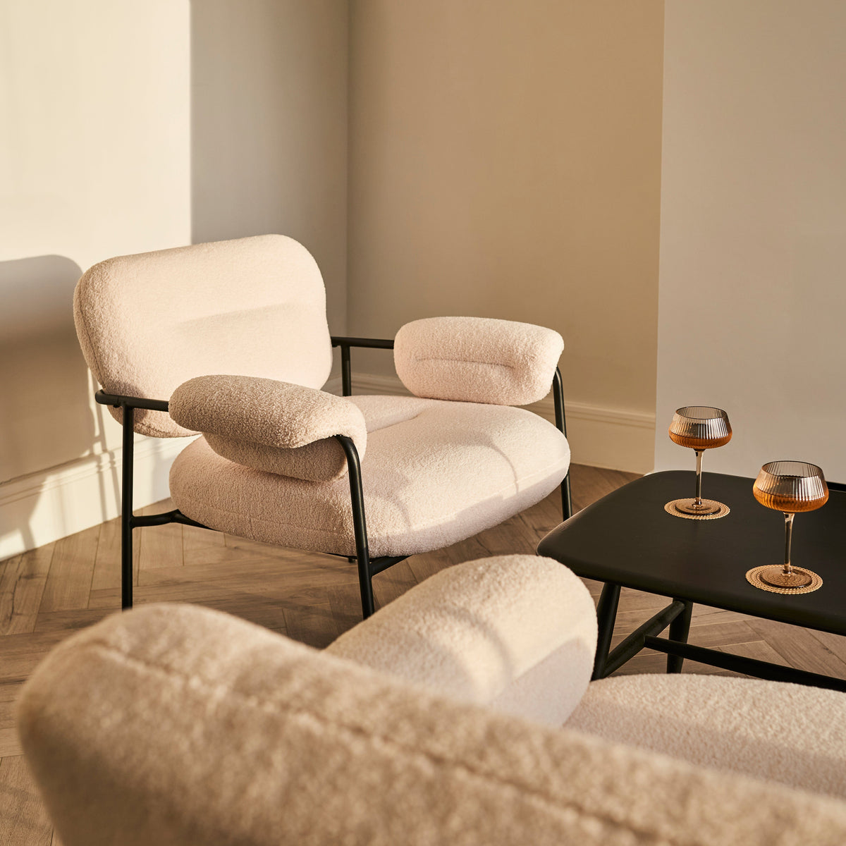 Mateo Boucle Armchair