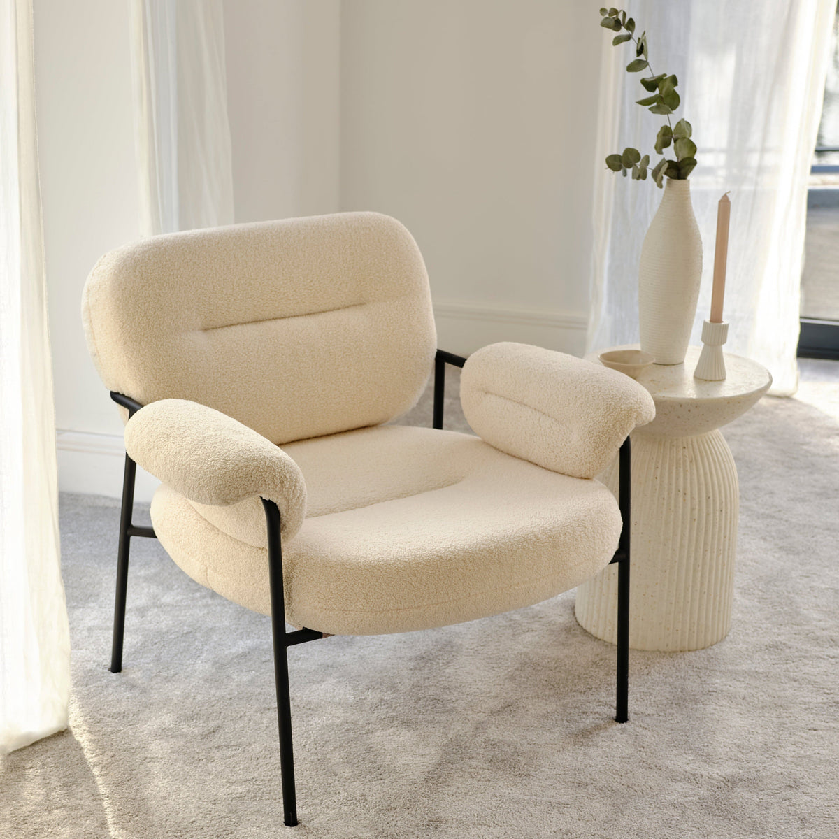 Mateo Boucle Armchair