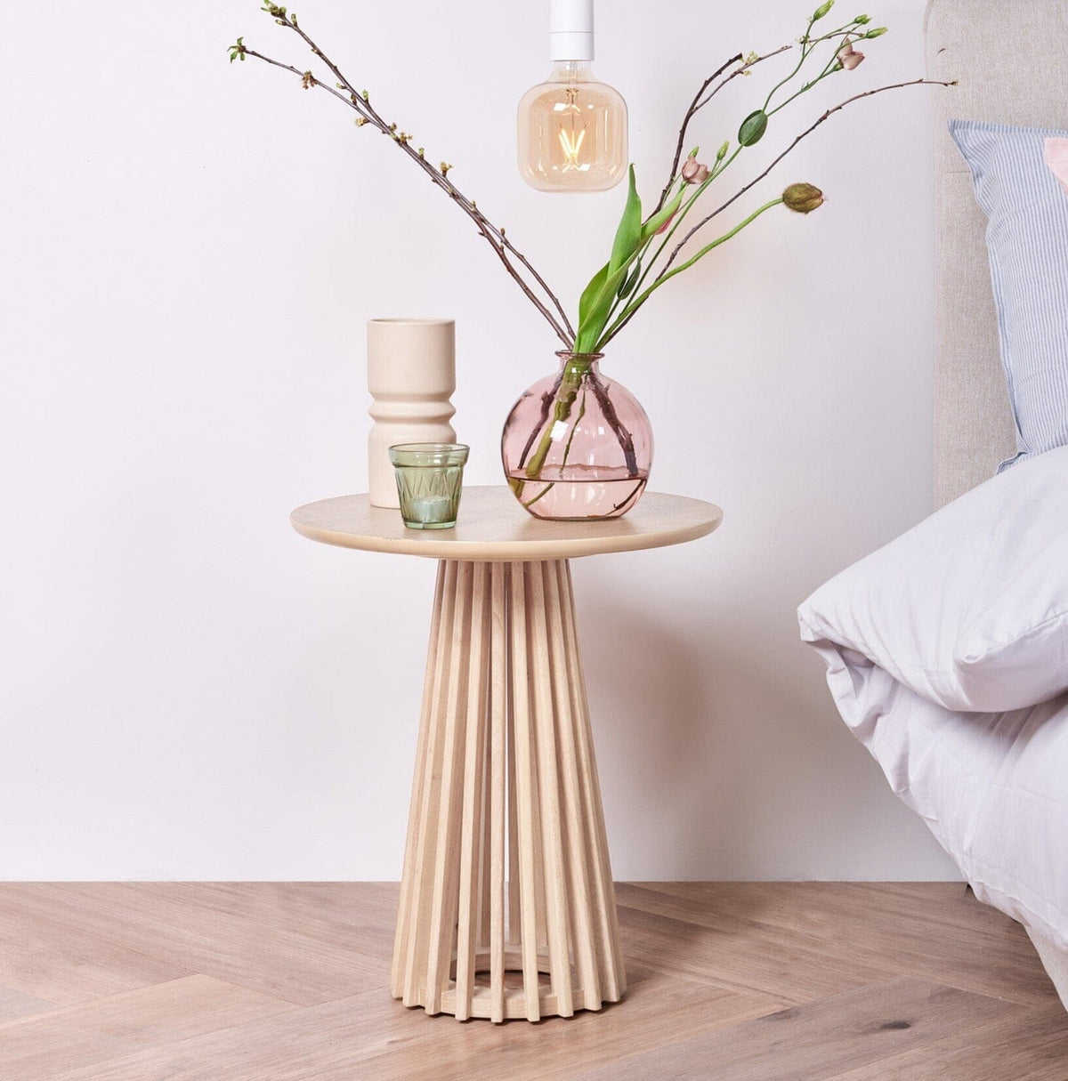 Outlet - Willow Side Table - Pale Oak