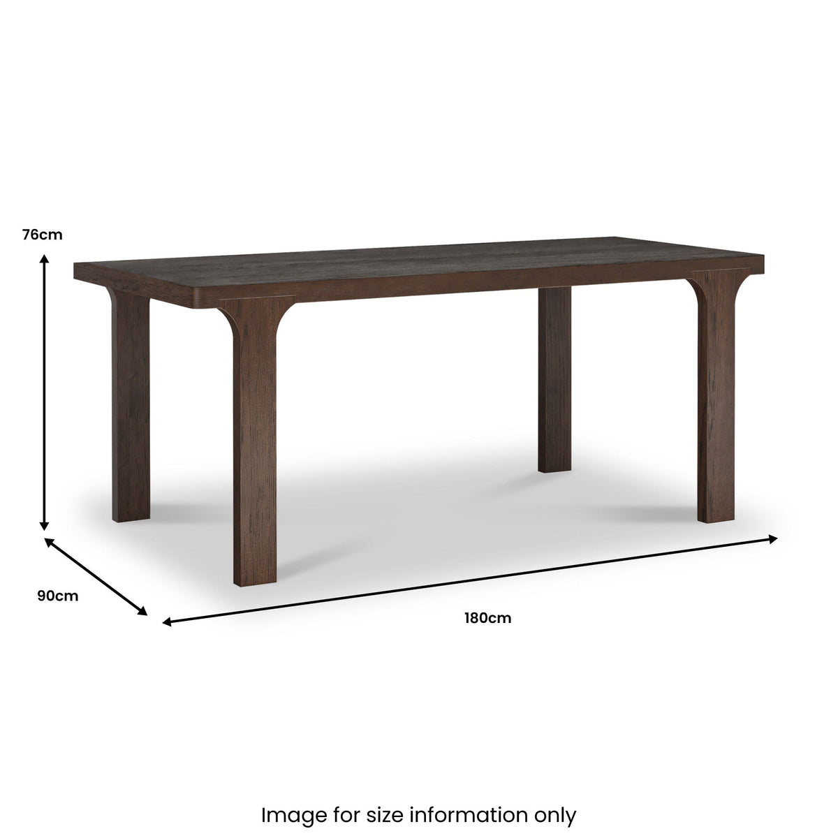 Mylor Oak 180cm Rectangular Dining Table