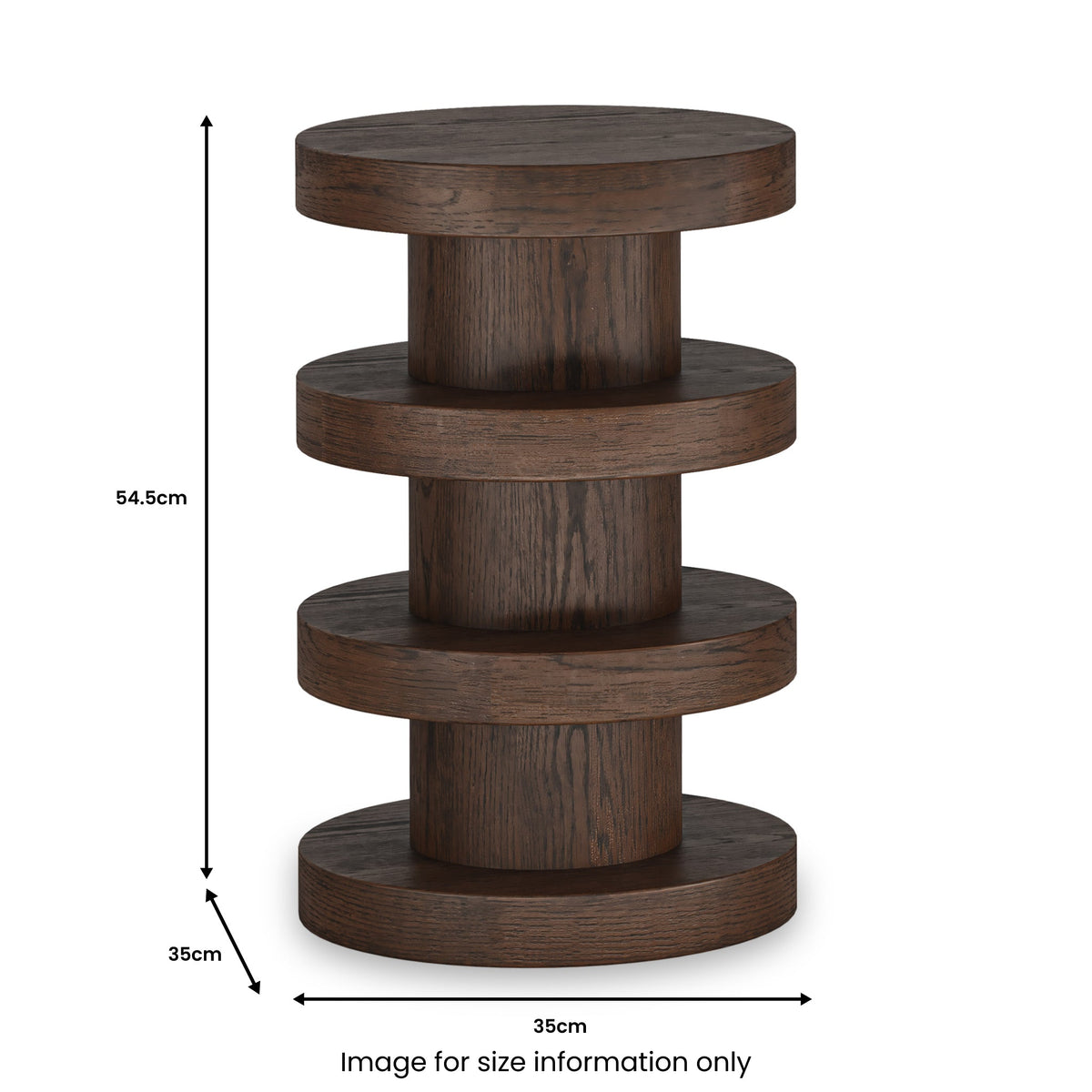 Mylor Oak Bobbin Side Table
