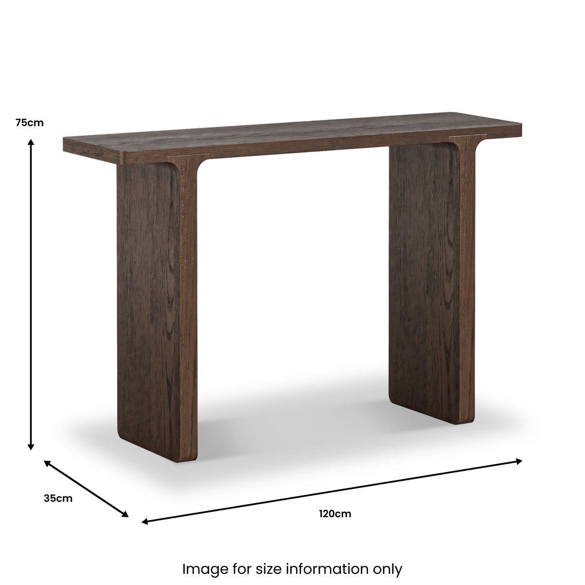 Mylor Oak Console Table