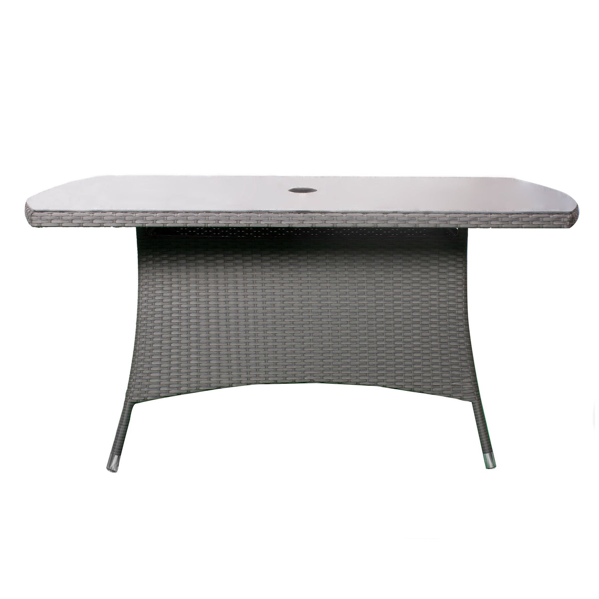 Vada 150cm 6 Seat Rattan Rectangular Dining Set