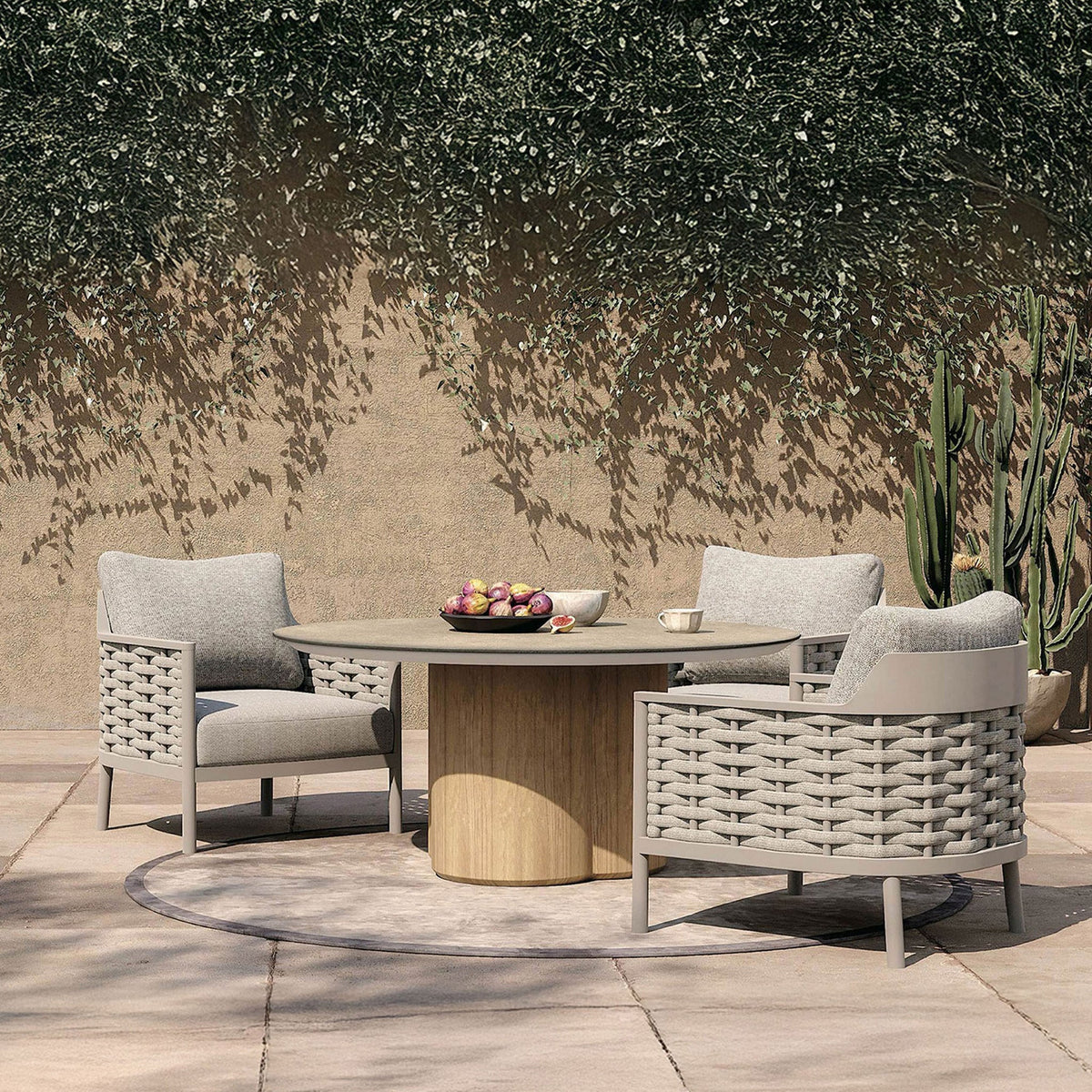 Olma 4 Seater Dining Table Set & Chairs
