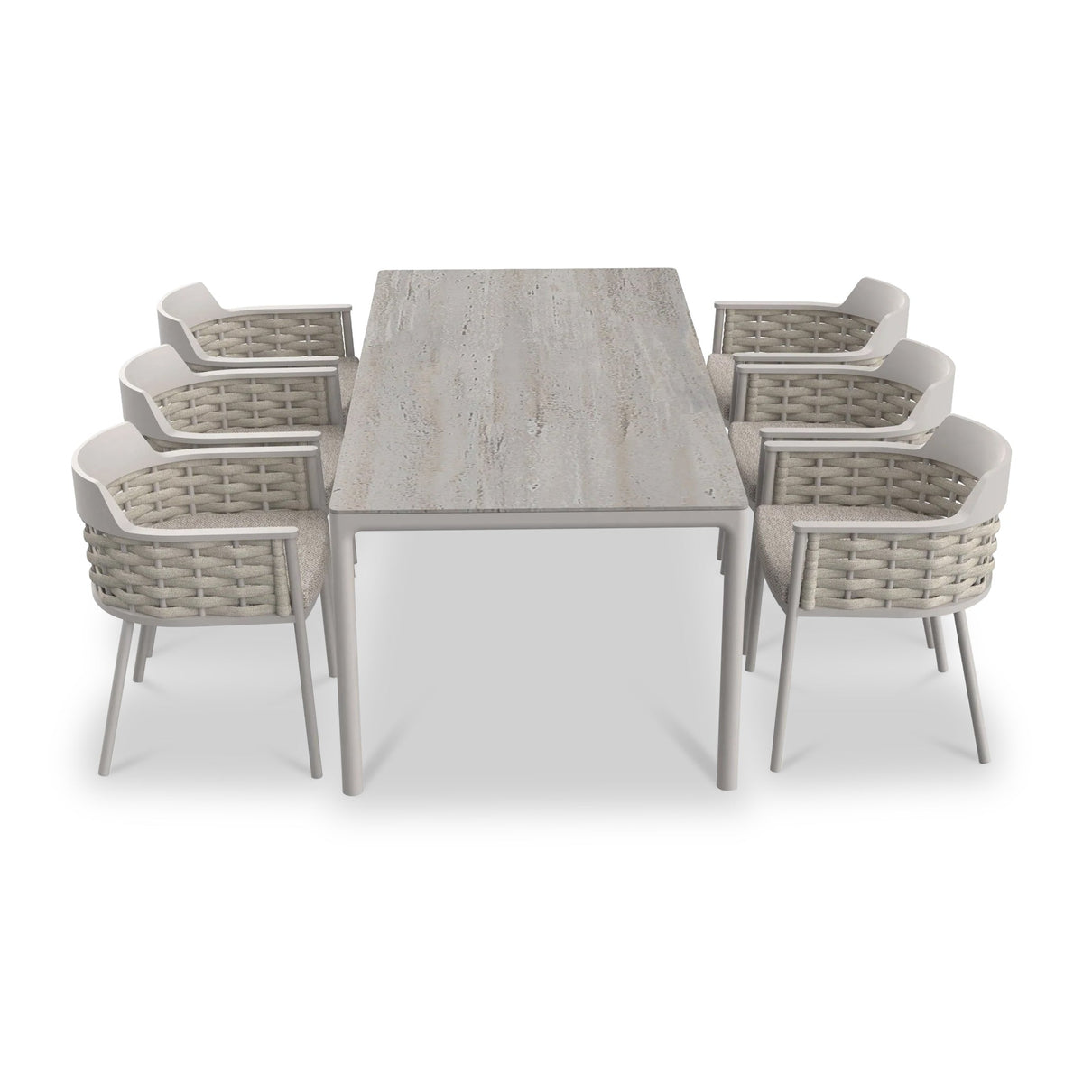 Olma 6 Seater Dining Table Set & Chairs