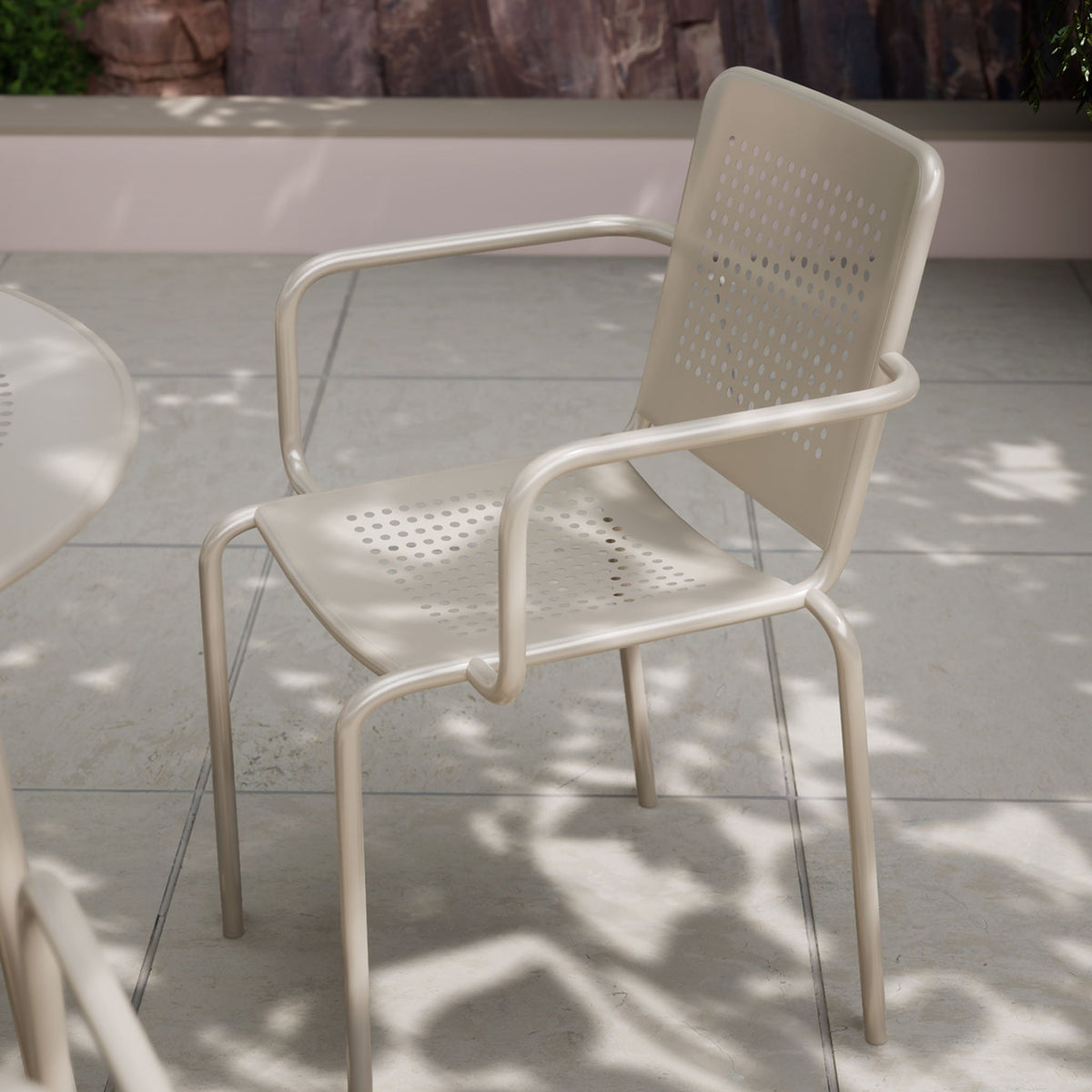 Porto 4 Seater Round Dining Set