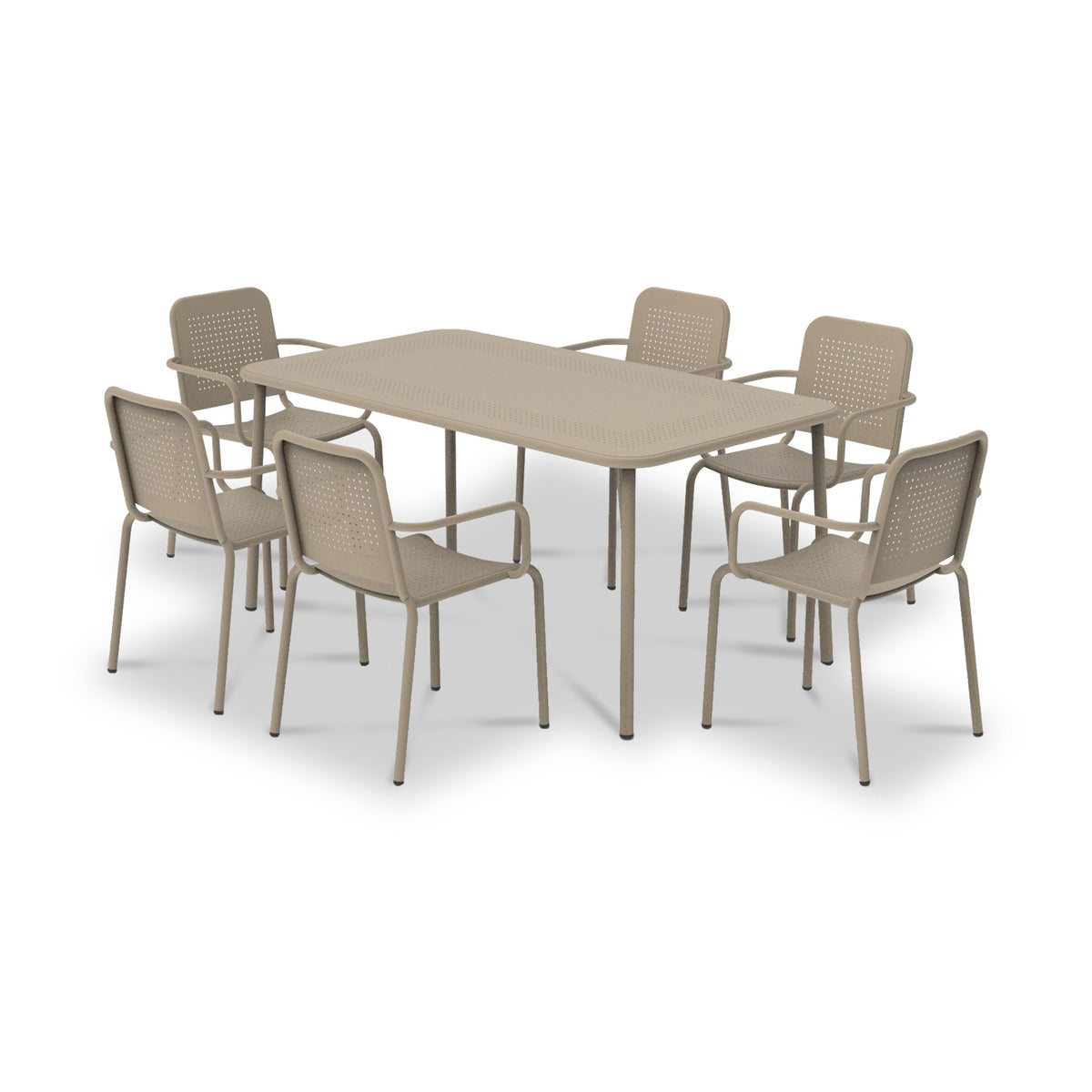 Porto 6 Seater Rectangular Dining Set