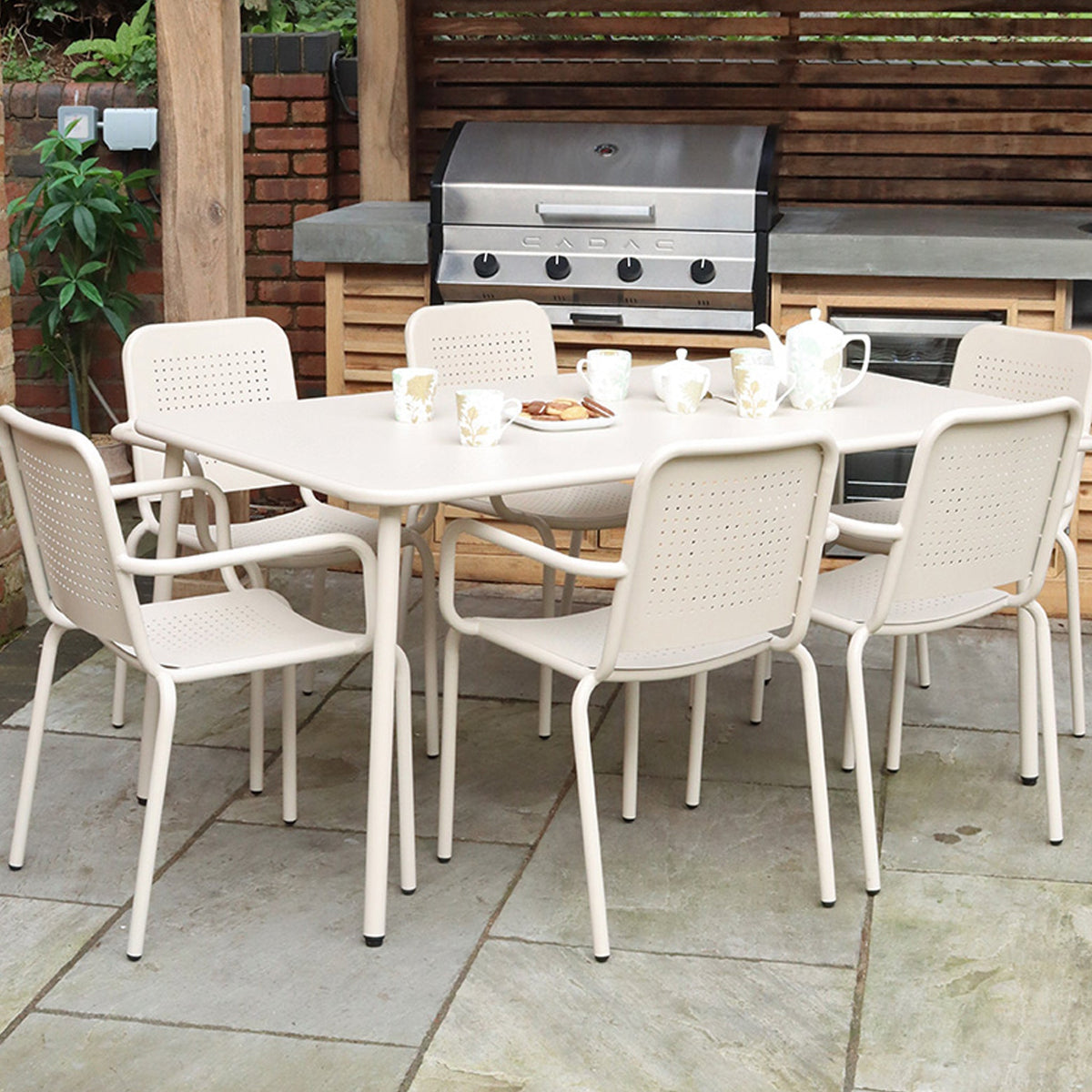 Porto 6 Seater Rectangular Dining Set