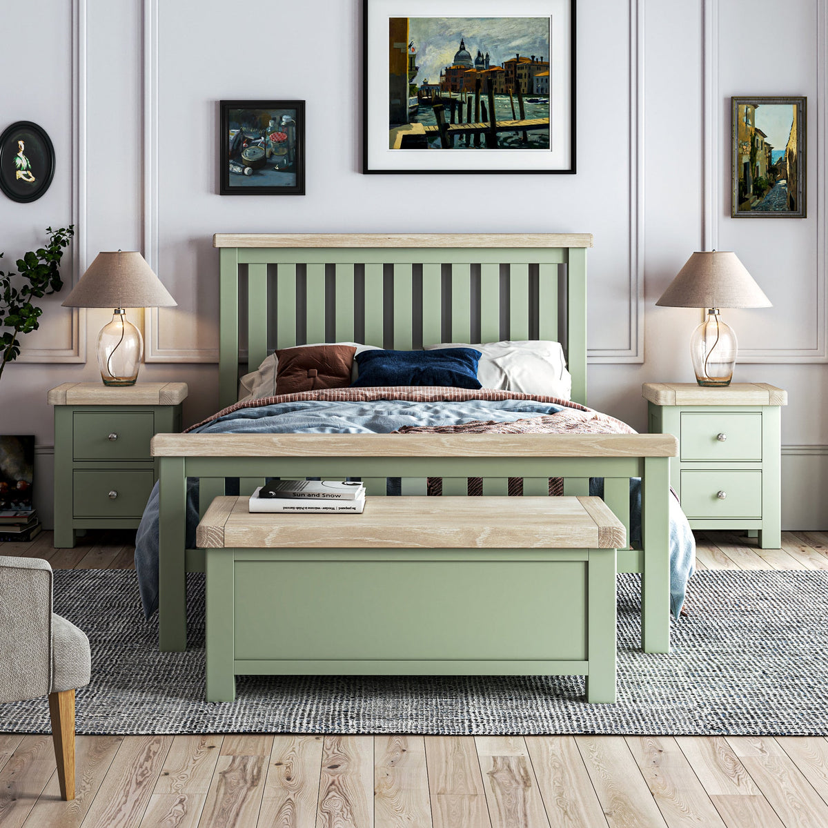 Penzance Slatted Bed Frame