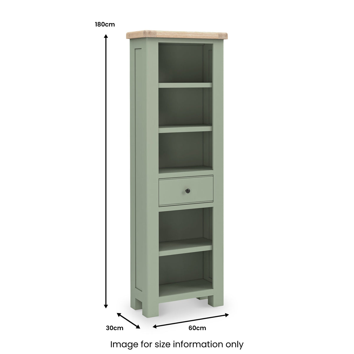 Penzance Slim Bookcase