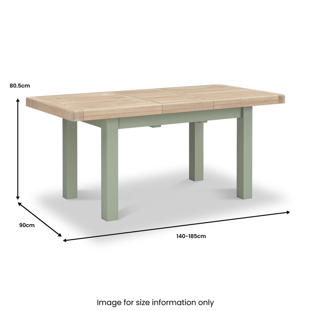 Penzance Small Extending Dining Table