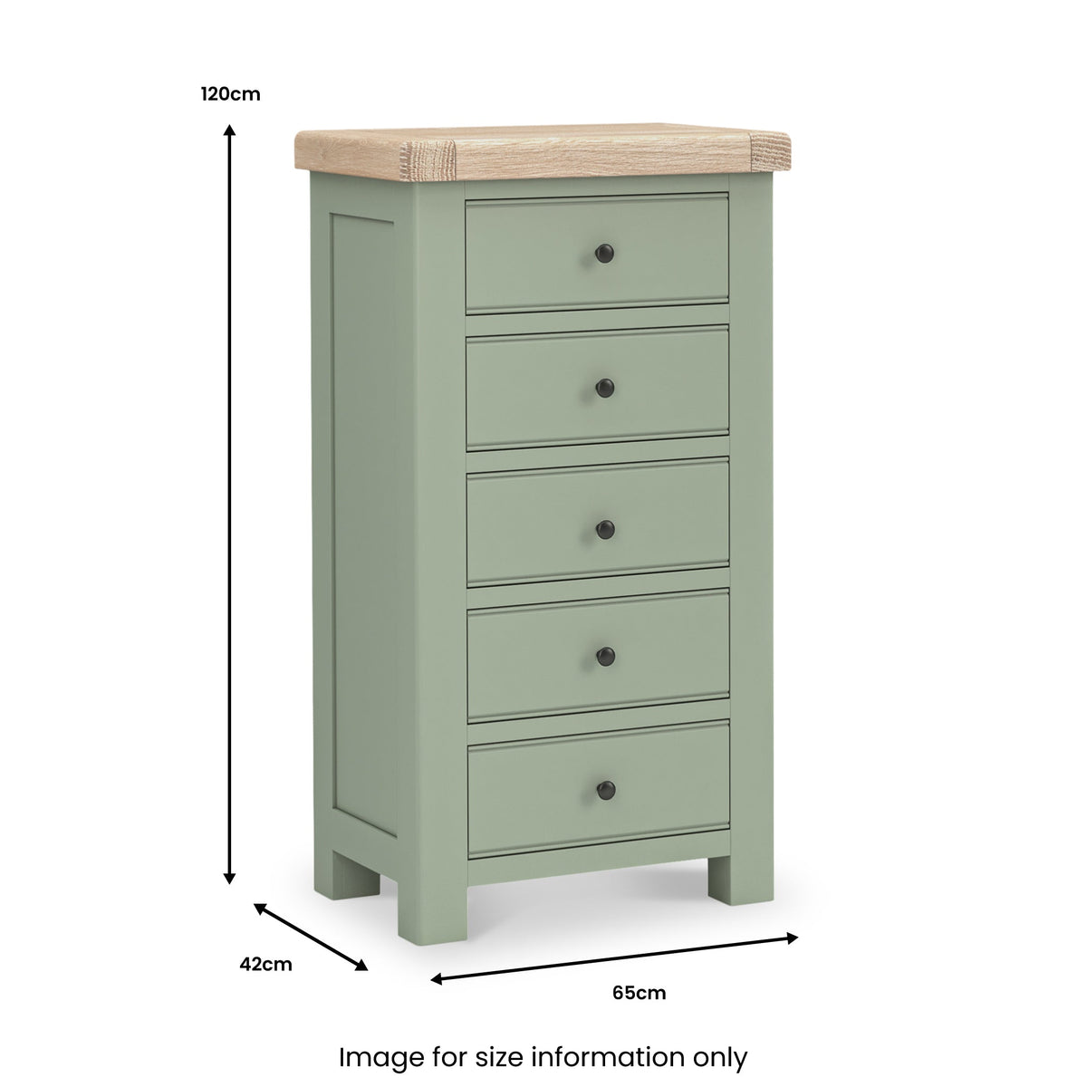 Penzance 5 Drawer Tallboy Chest