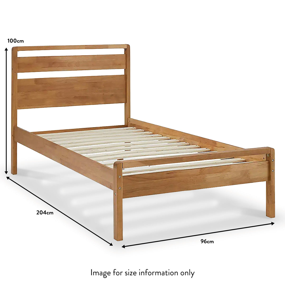 Maxi Oak Bed Frame
