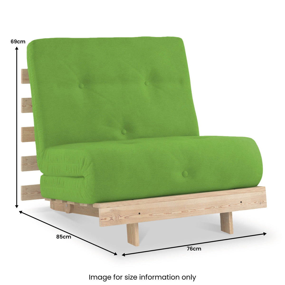 Maggie Single Futon Sofa Bed