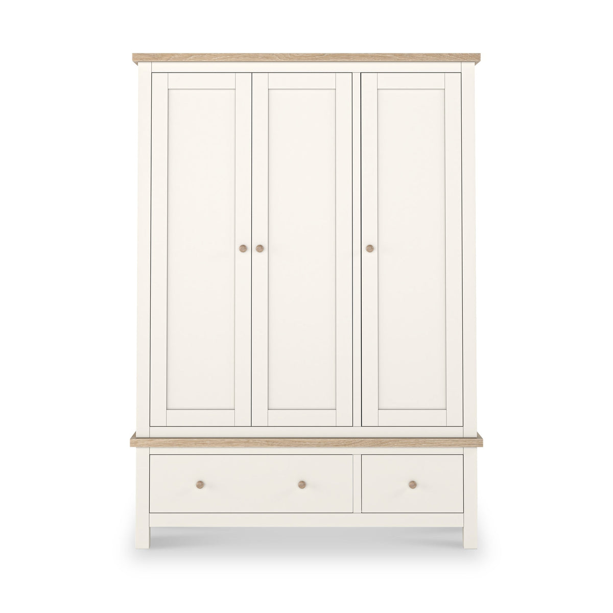Farro Triple Wardrobe with Drawers