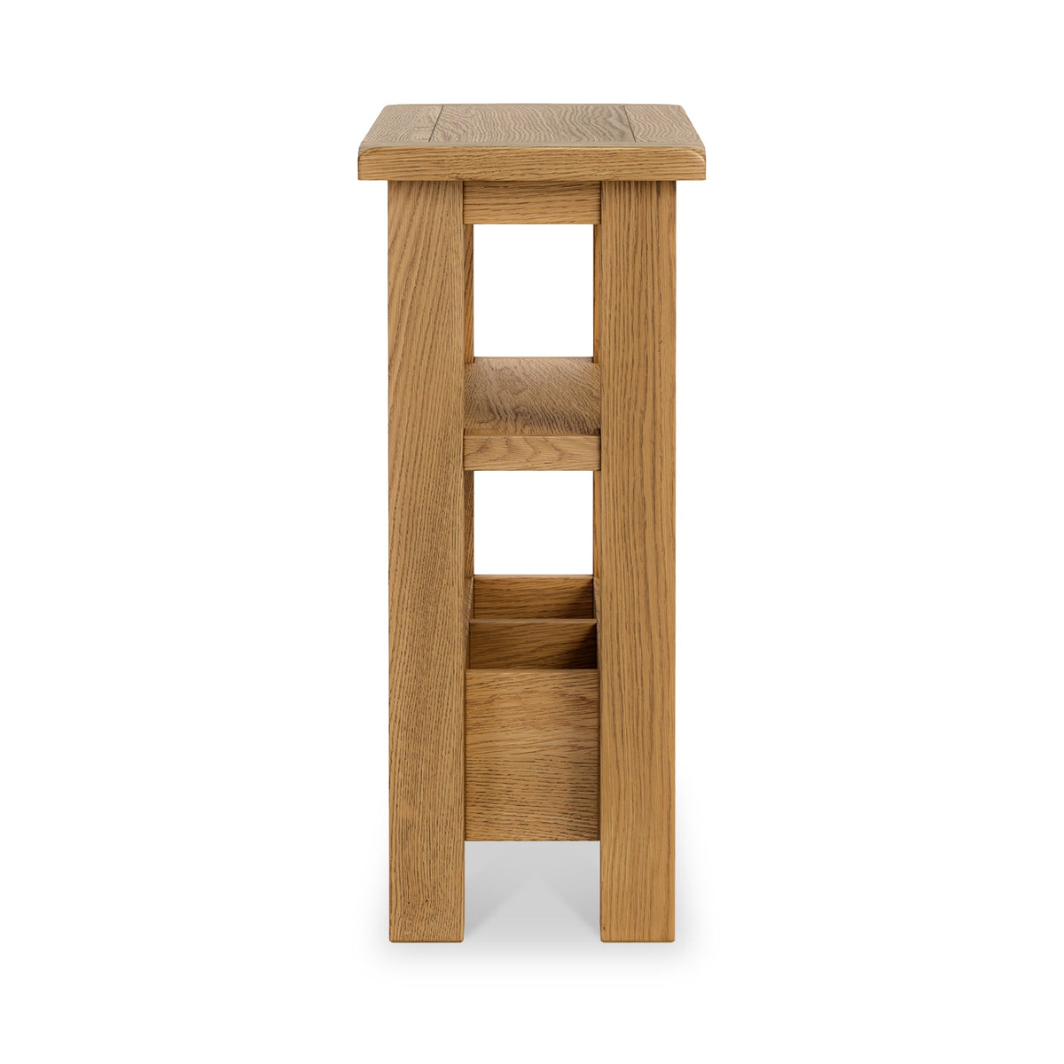Zelah Oak Sofa Side Table