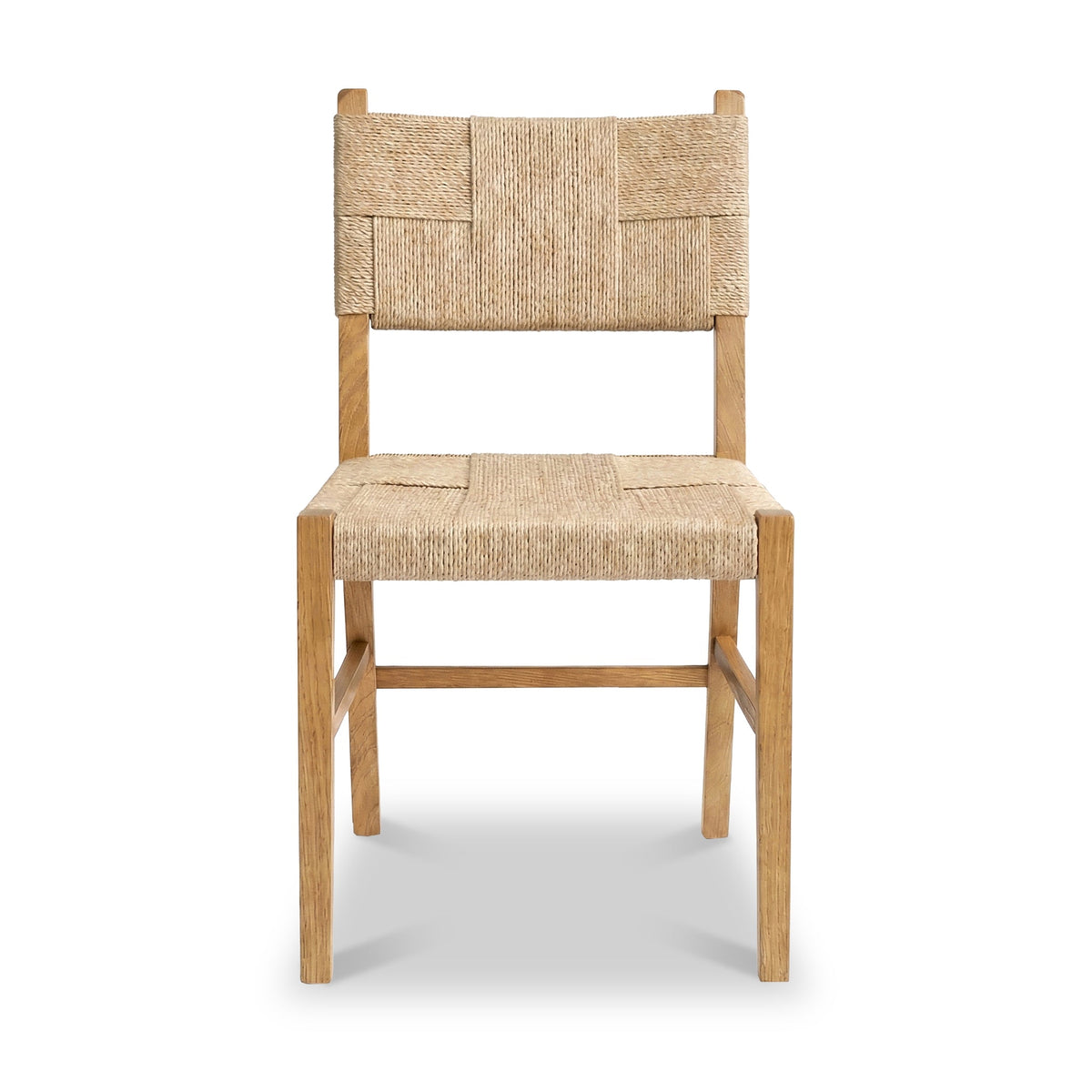 Zelah Oak Woven Dining Chair