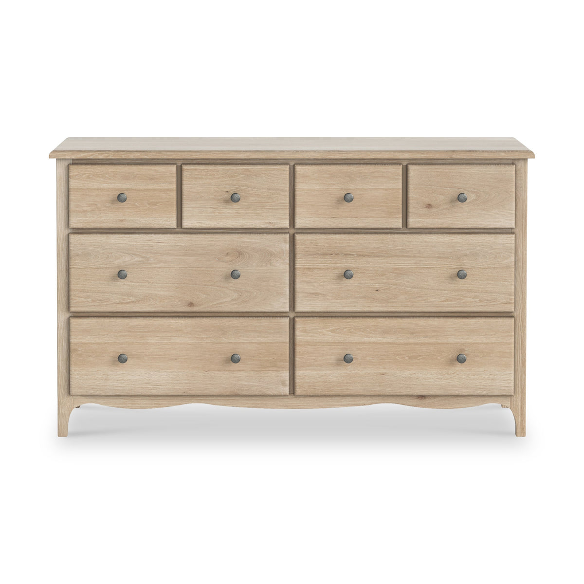 Celine Washed Oak XL 8 Drawer Chest