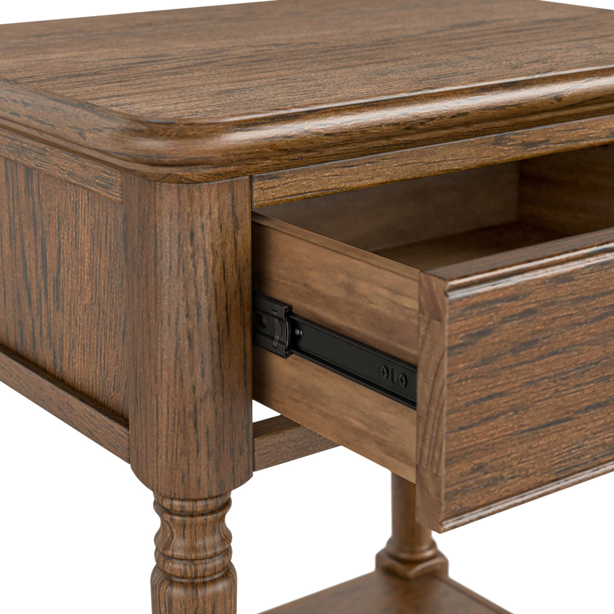 Rutland Dark Oak Lamp Table
