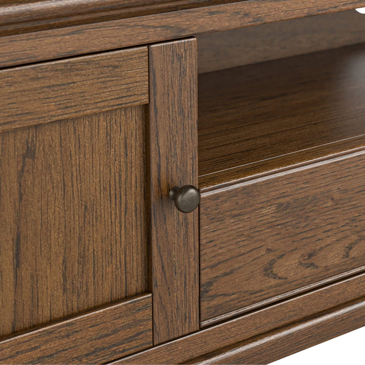 Rutland Dark Oak 120cm TV Unit