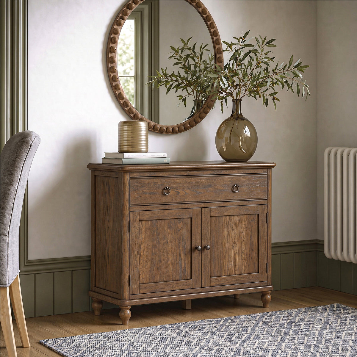 Rutland Dark Oak Small Sideboard