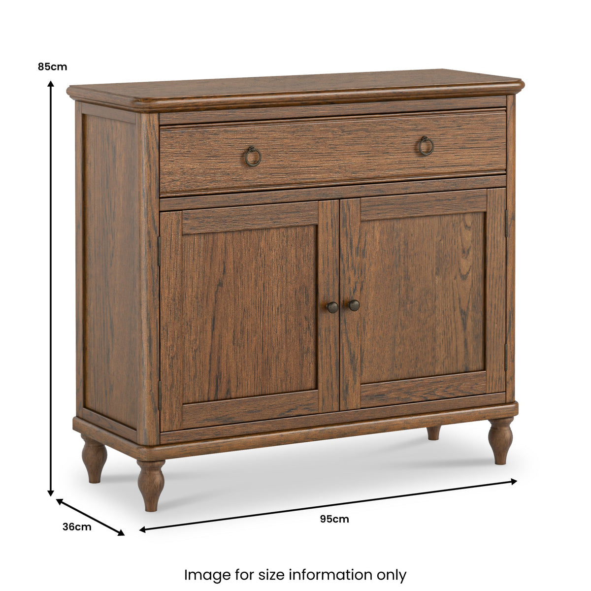 Rutland Dark Oak Small Sideboard