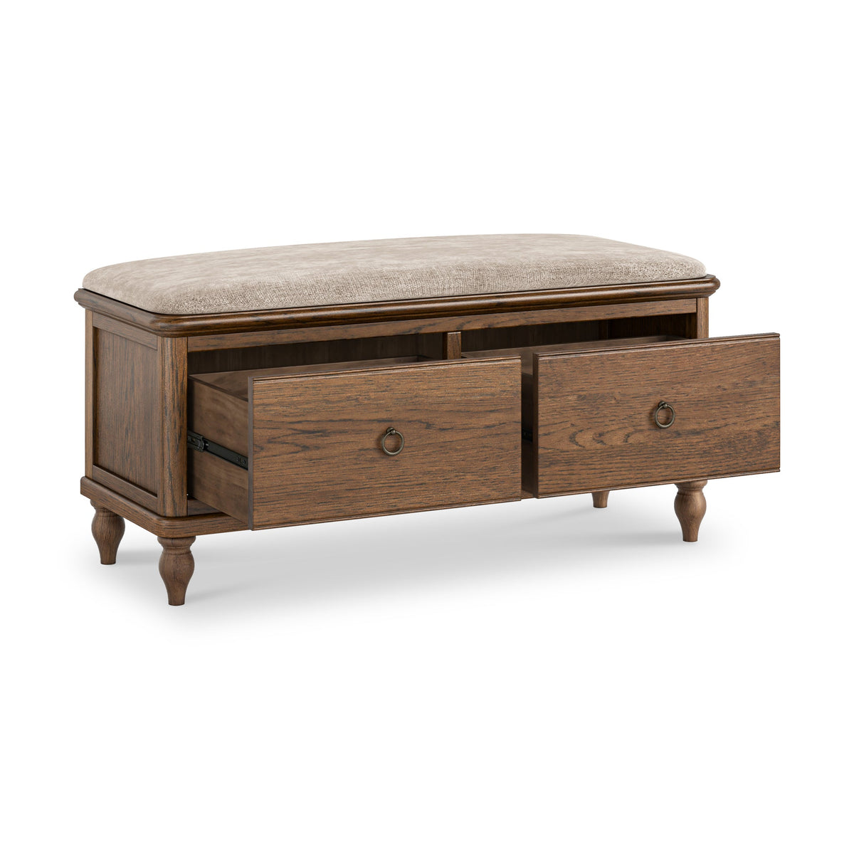 Rutland Dark Oak Storage Bench