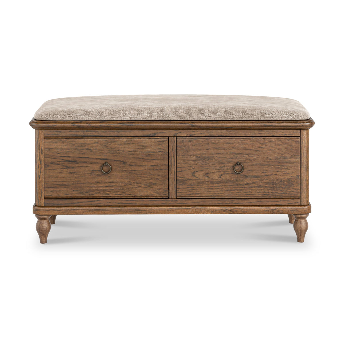 Rutland Dark Oak Storage Bench
