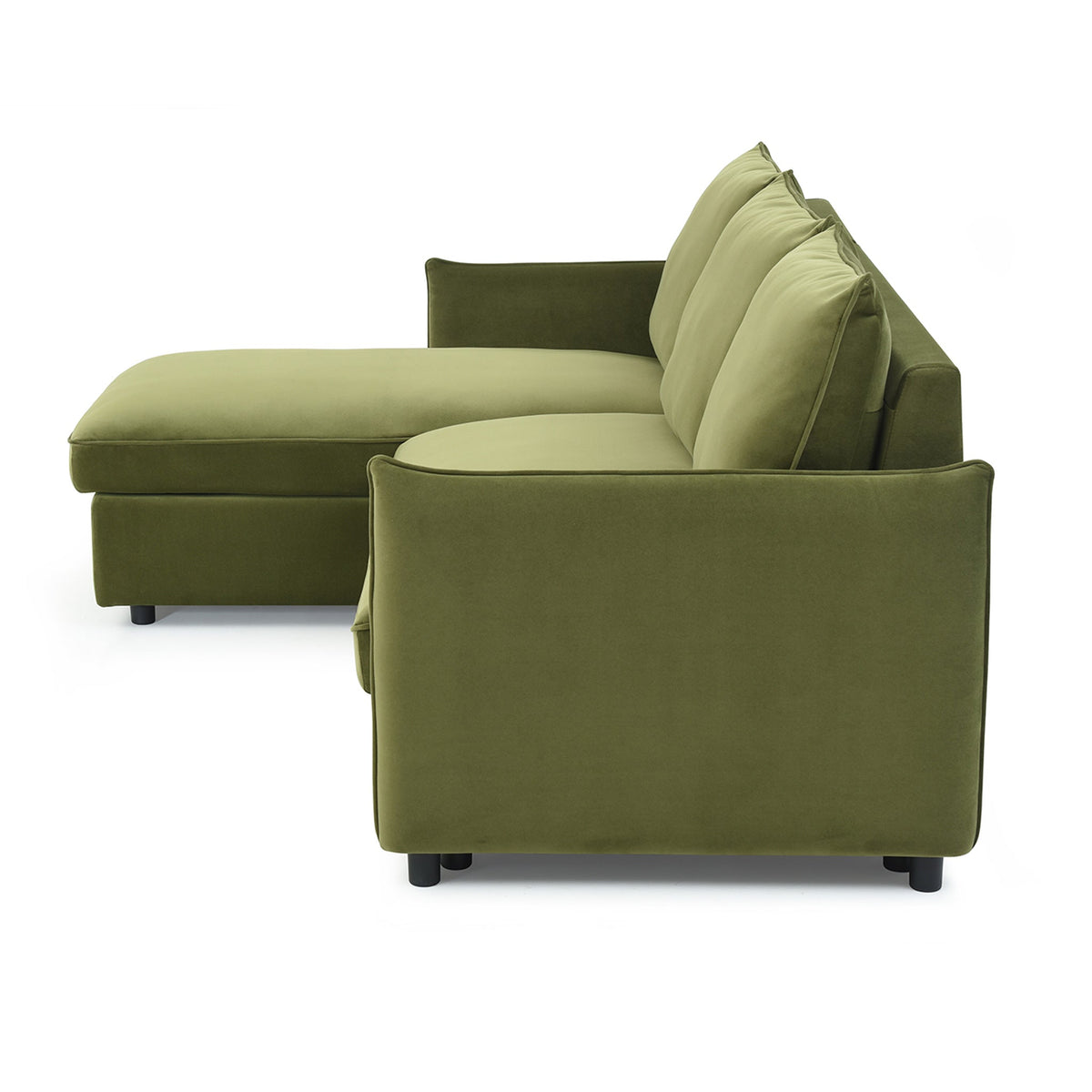 Thalia Velvet Corner Sofa Bed