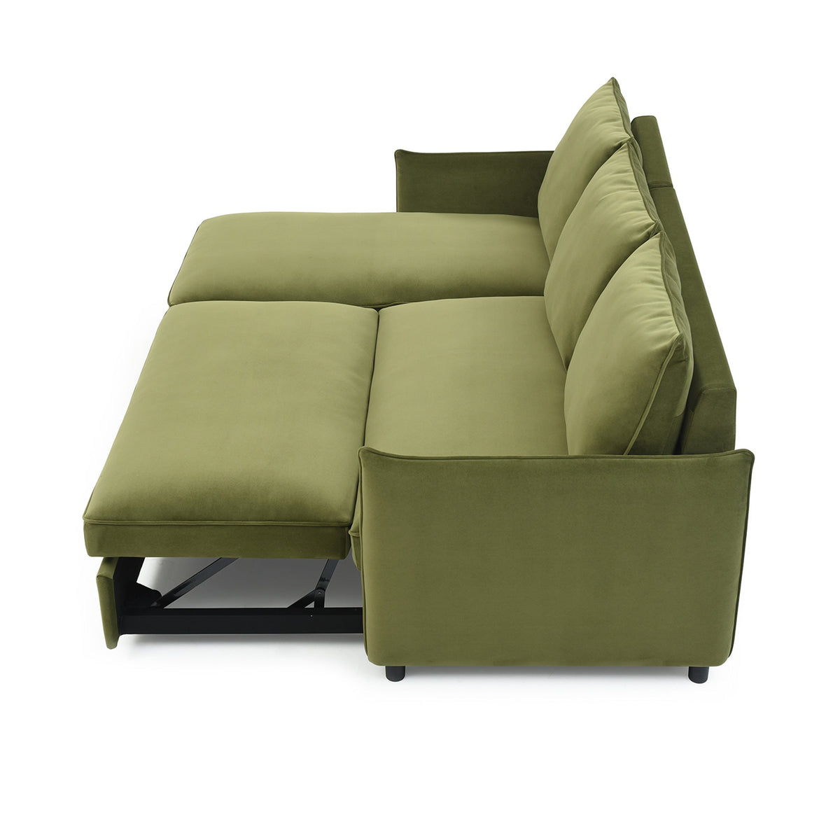Thalia Velvet Corner Sofa Bed