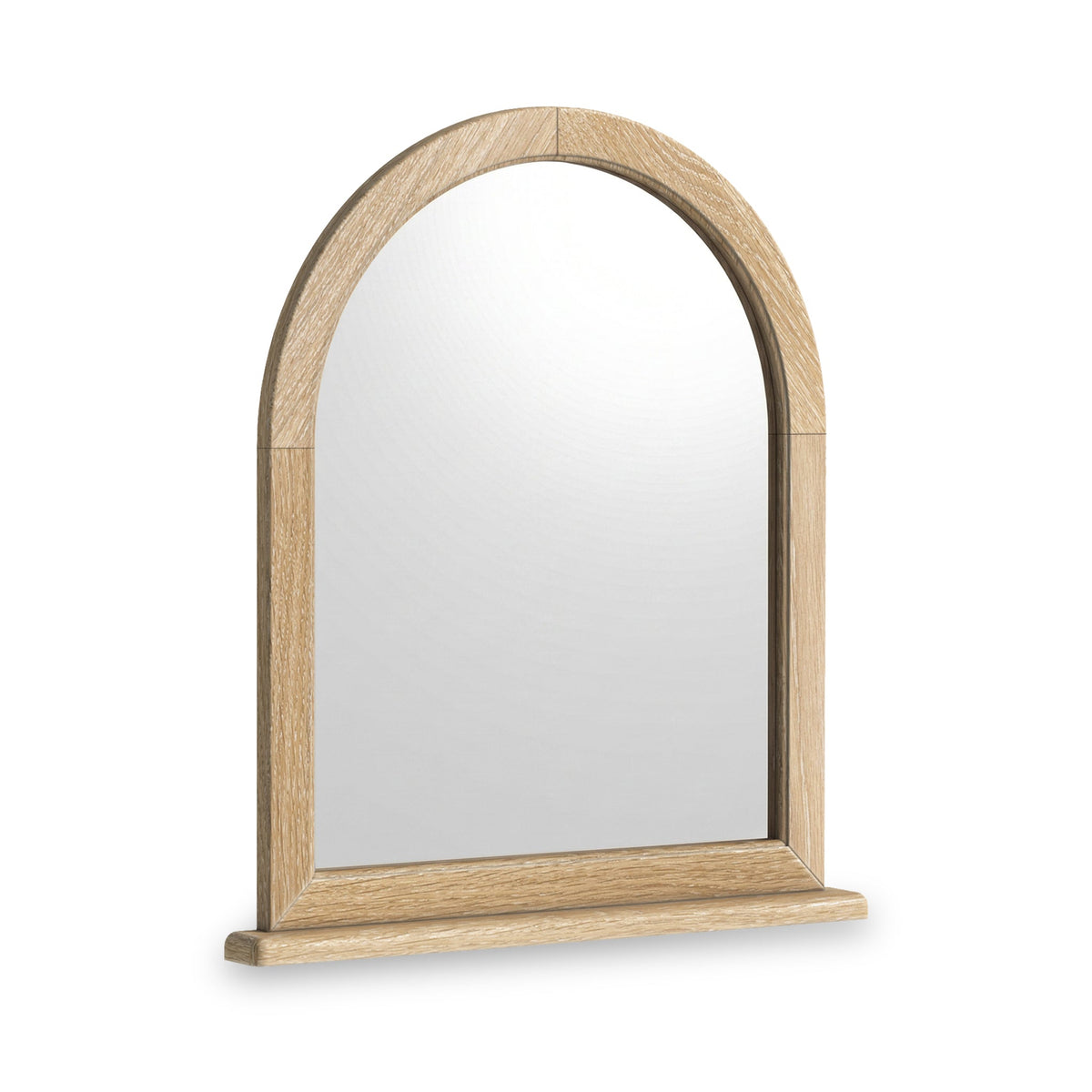 Rutland Oak Framed Arch Dressing Table Mirror