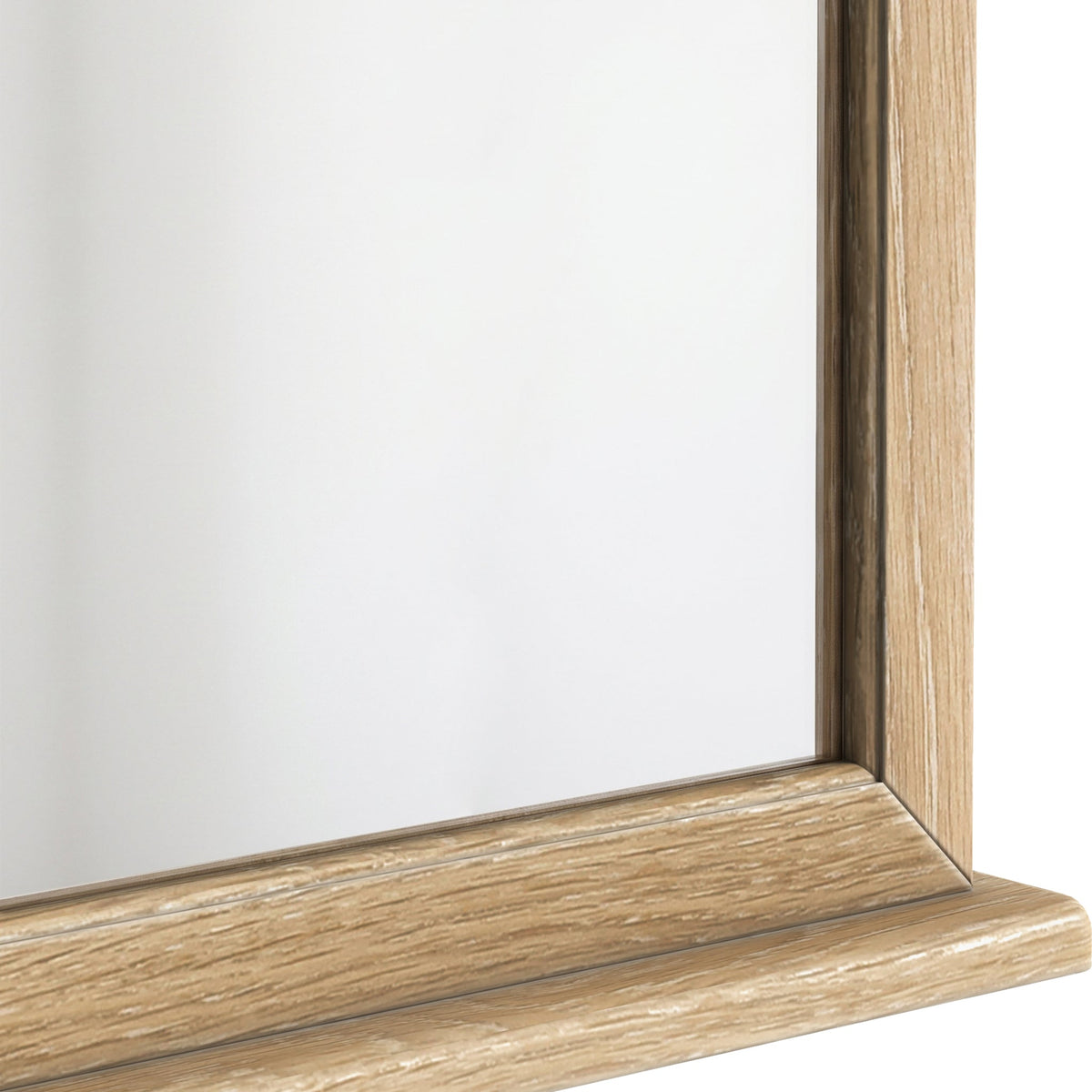 Rutland Oak Framed Arch Dressing Table Mirror