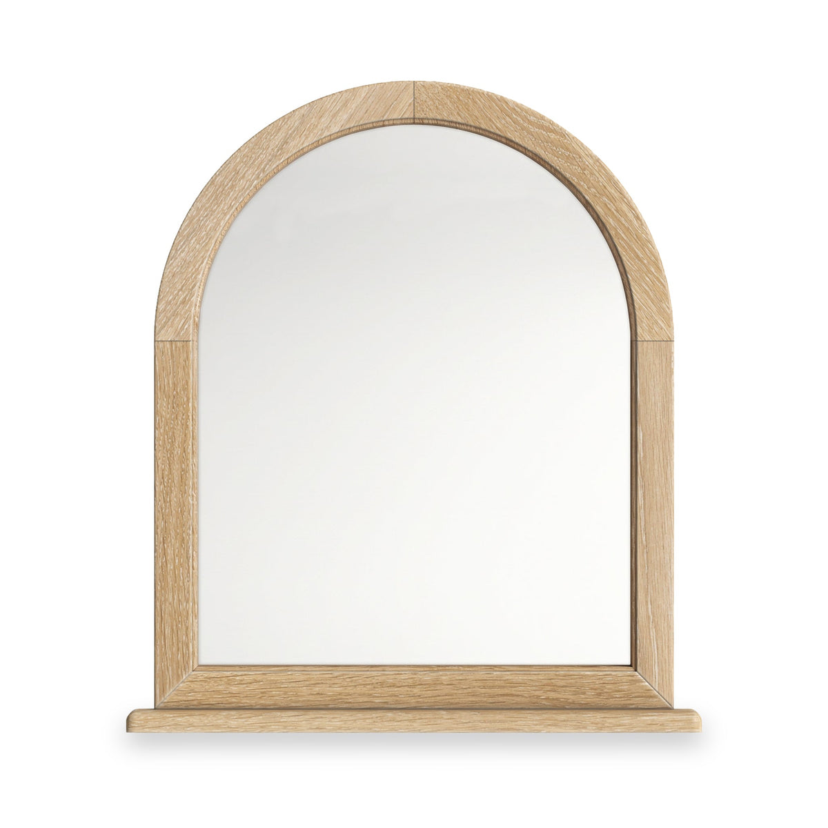 Rutland Oak Framed Arch Dressing Table Mirror