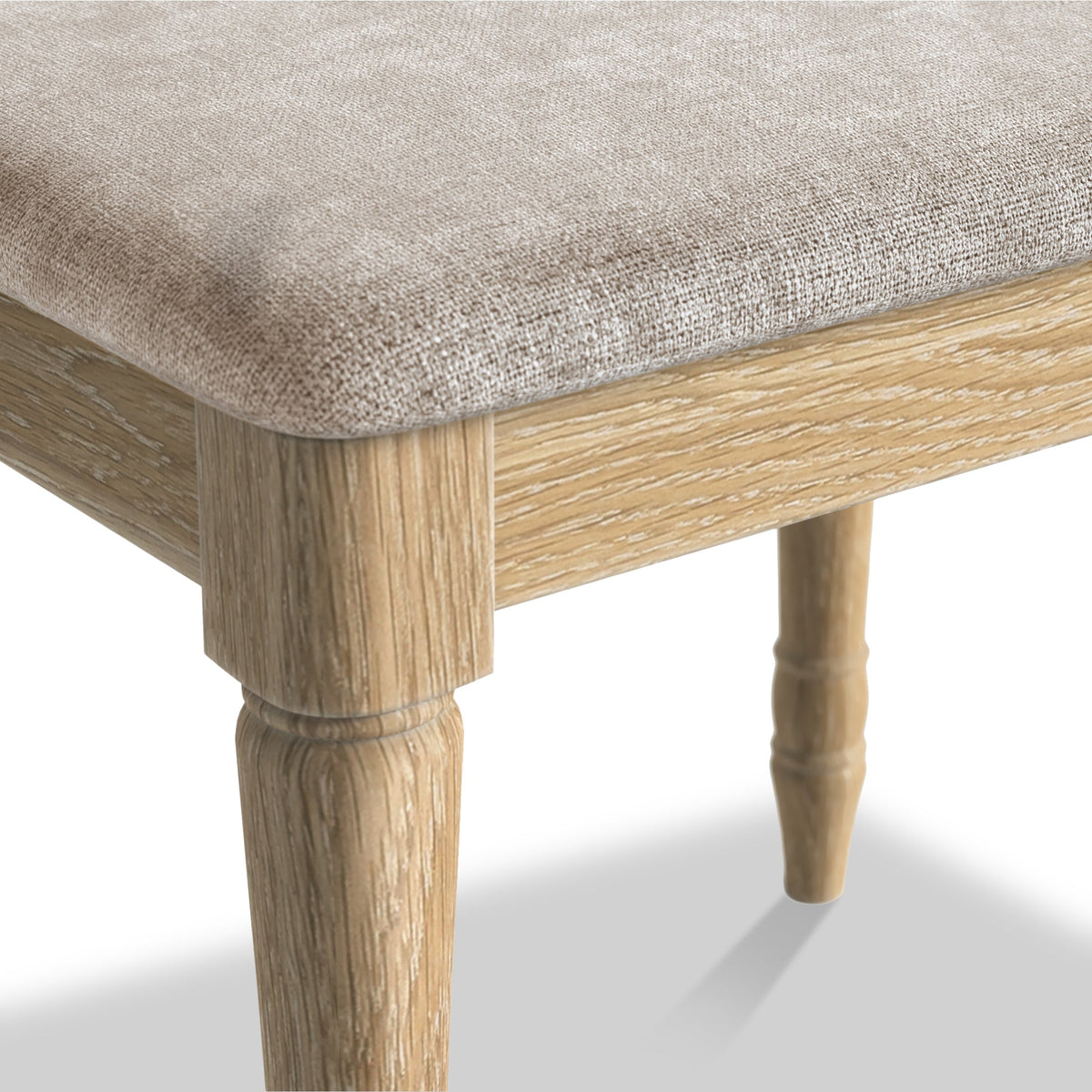 Rutland Oak Dressing Table Stool