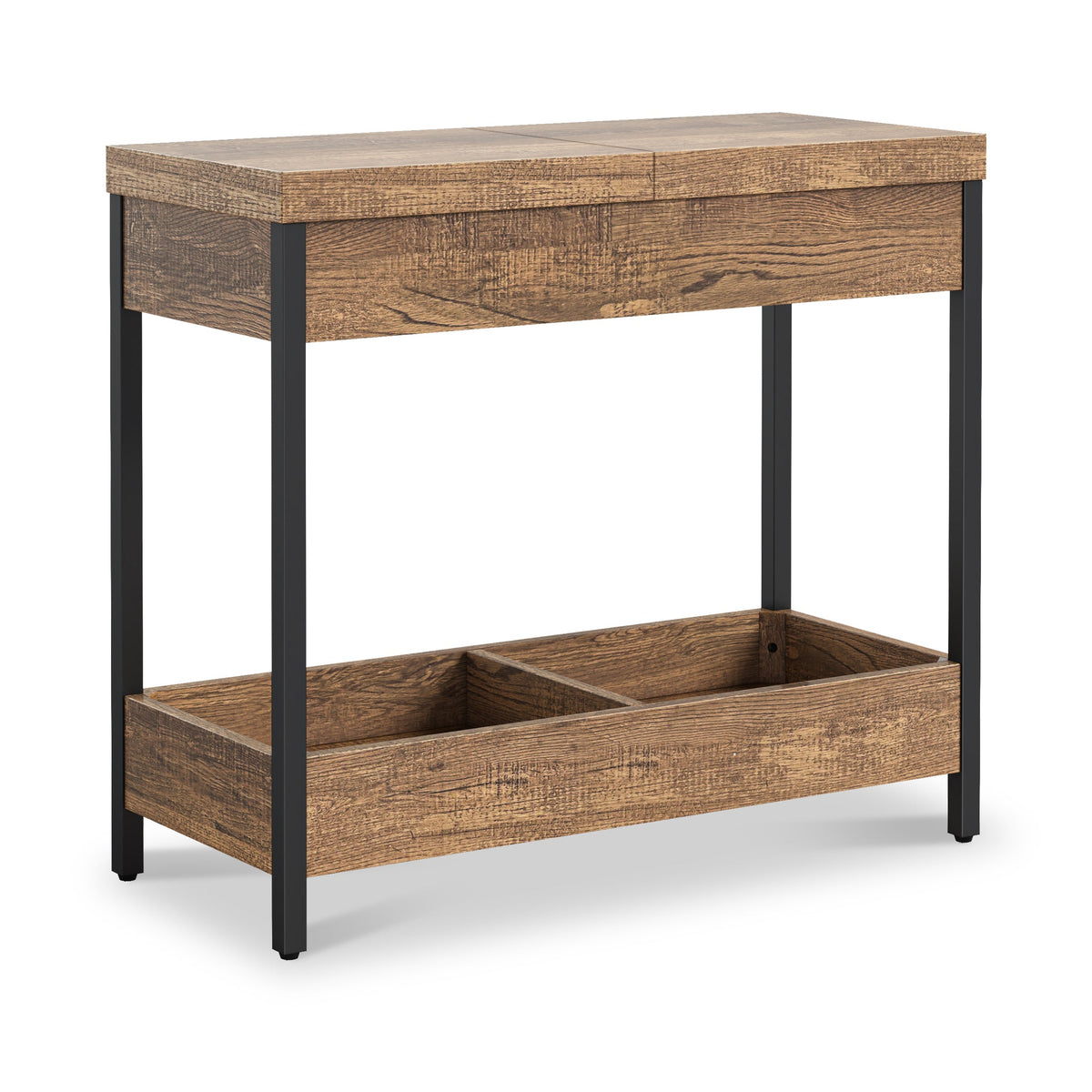 Orston Oak Sofa Side Table