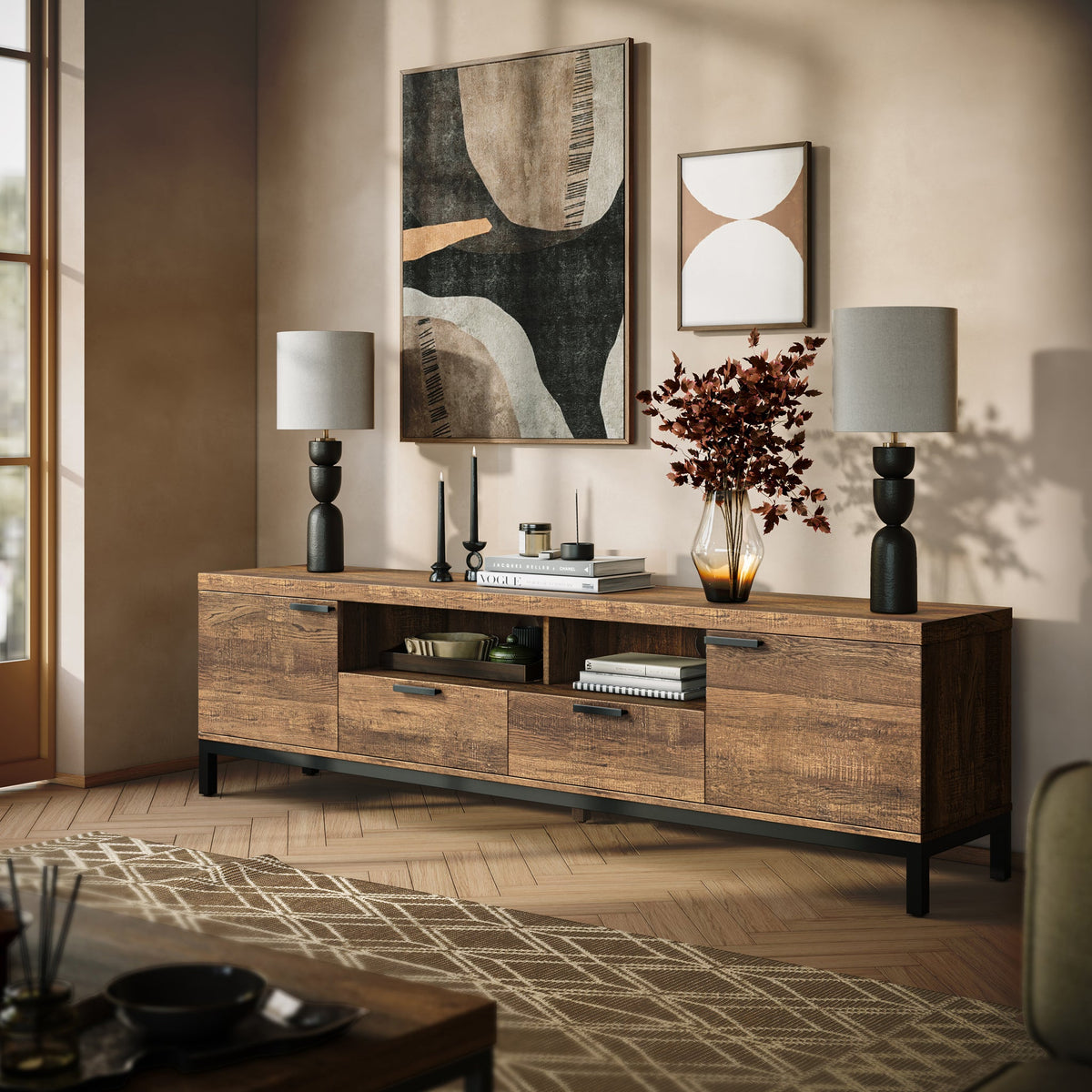 Orston Oak 190cm TV Unit